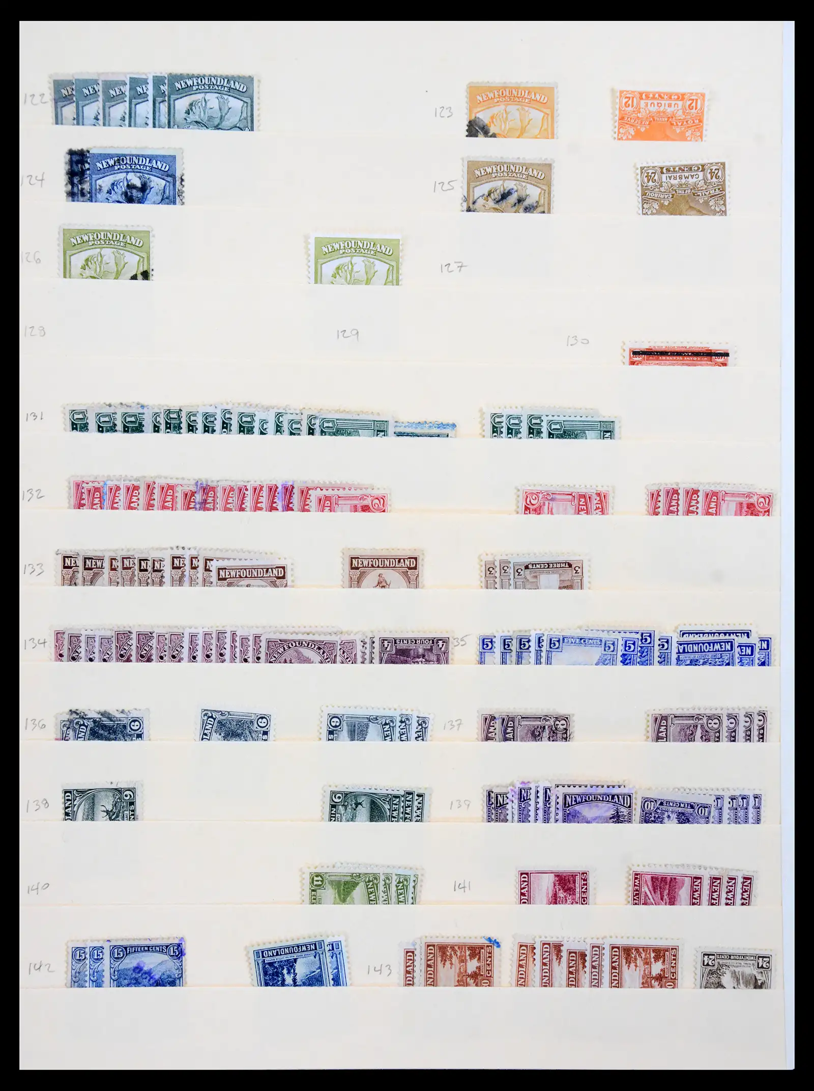 41347 0008 - Stamp collection 41347 Newfoundland 1860-1947.