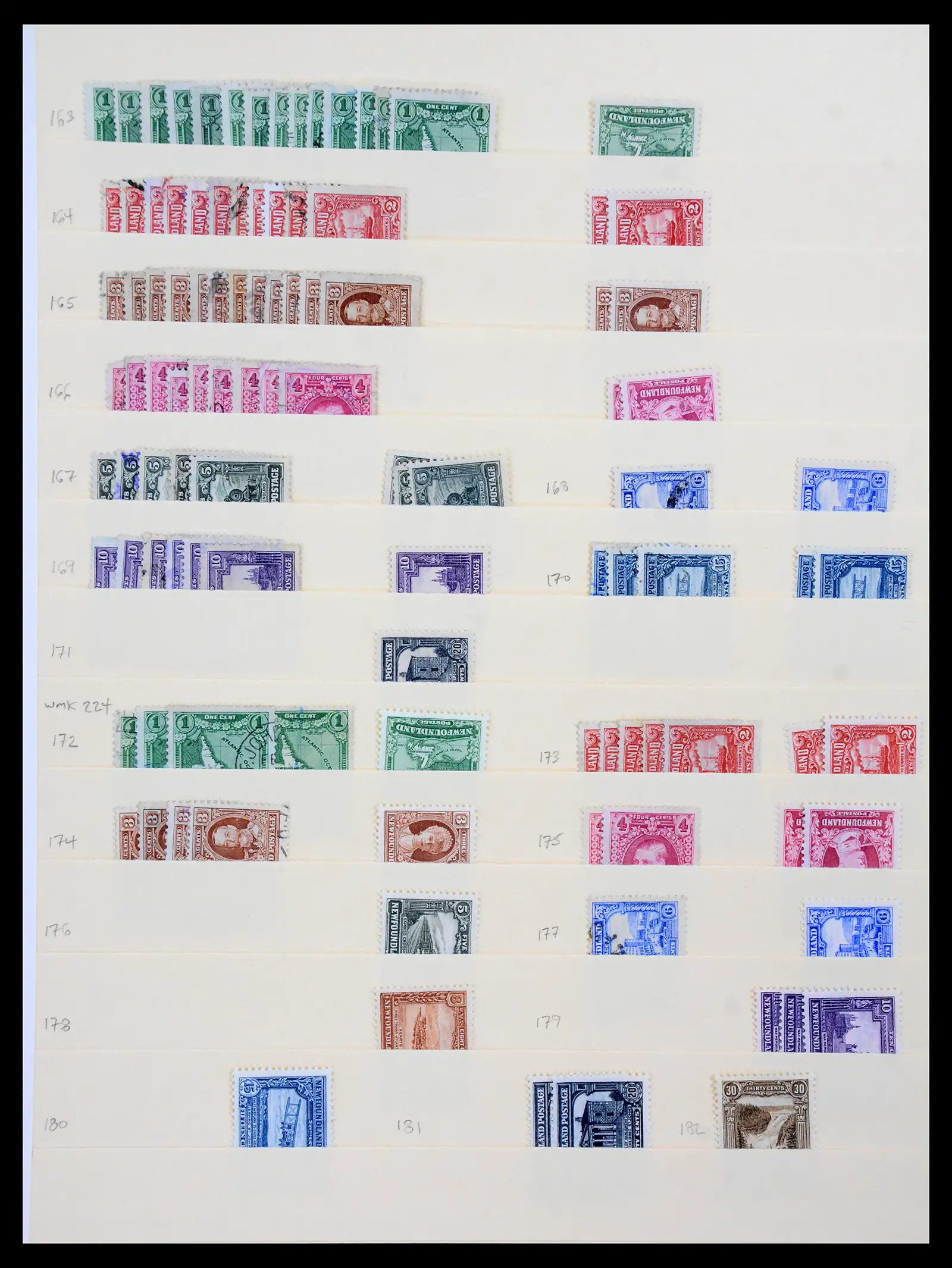 41347 0010 - Stamp collection 41347 Newfoundland 1860-1947.