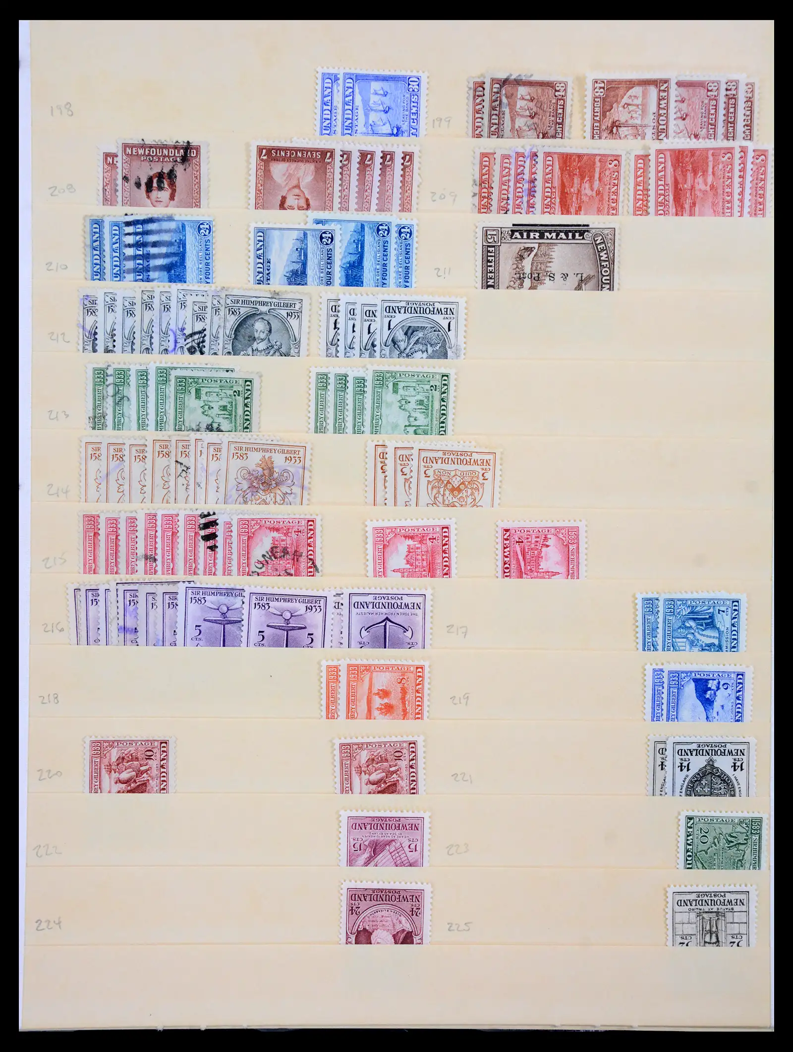 41347 0012 - Stamp collection 41347 Newfoundland 1860-1947.