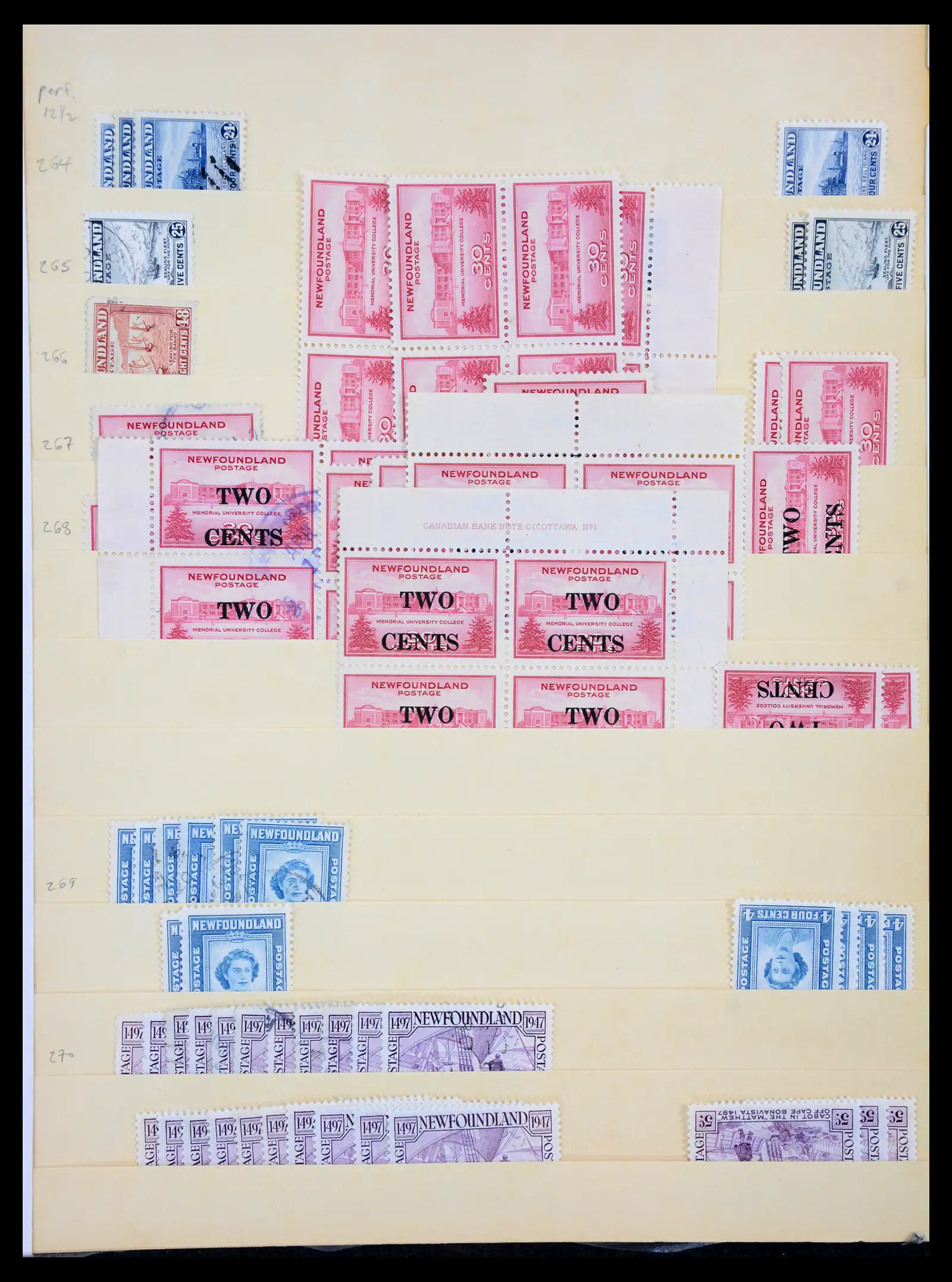 41347 0016 - Stamp collection 41347 Newfoundland 1860-1947.