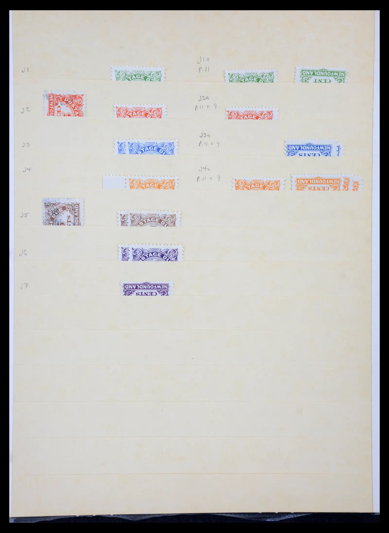 41347 0018 - Stamp collection 41347 Newfoundland 1860-1947.