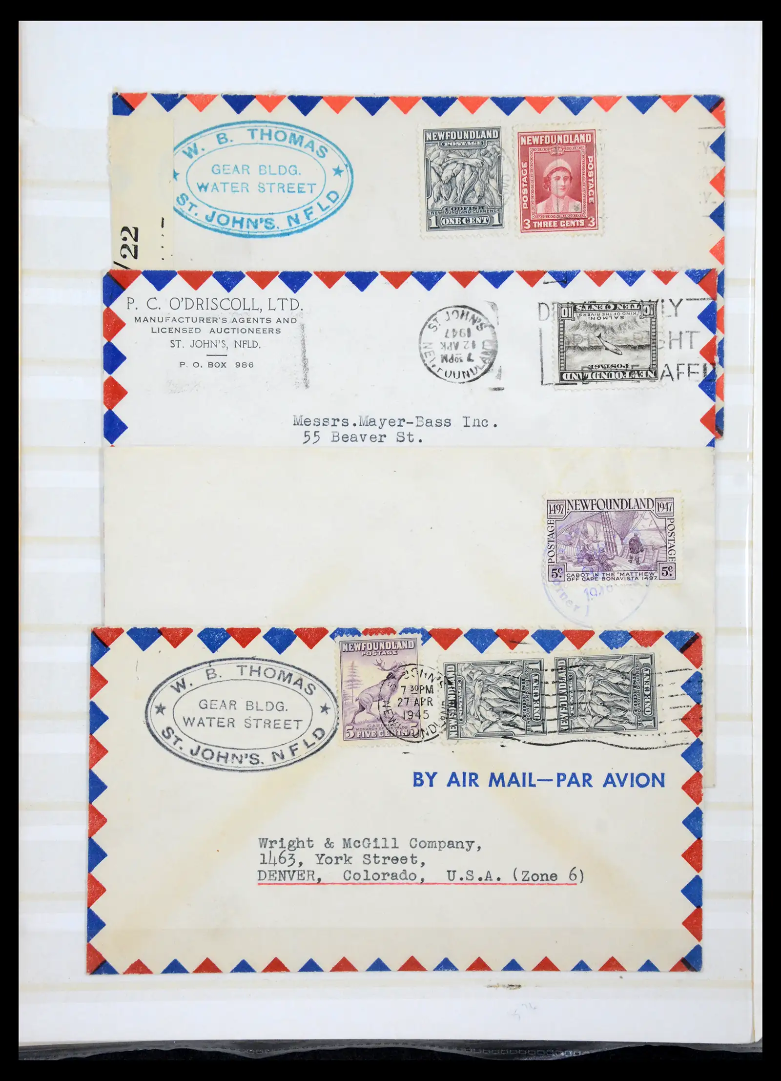 41347 0021 - Stamp collection 41347 Newfoundland 1860-1947.