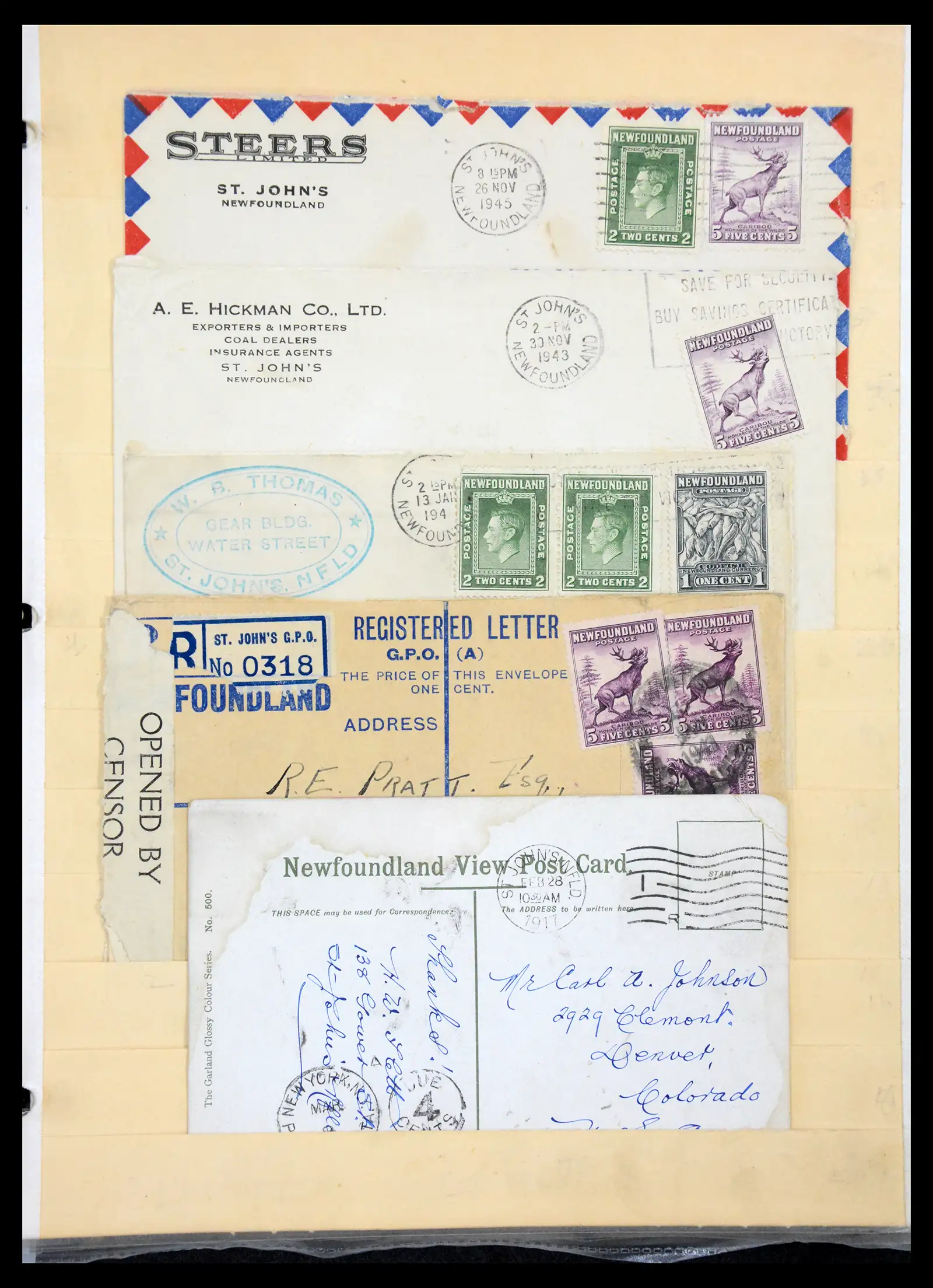 41347 0025 - Stamp collection 41347 Newfoundland 1860-1947.