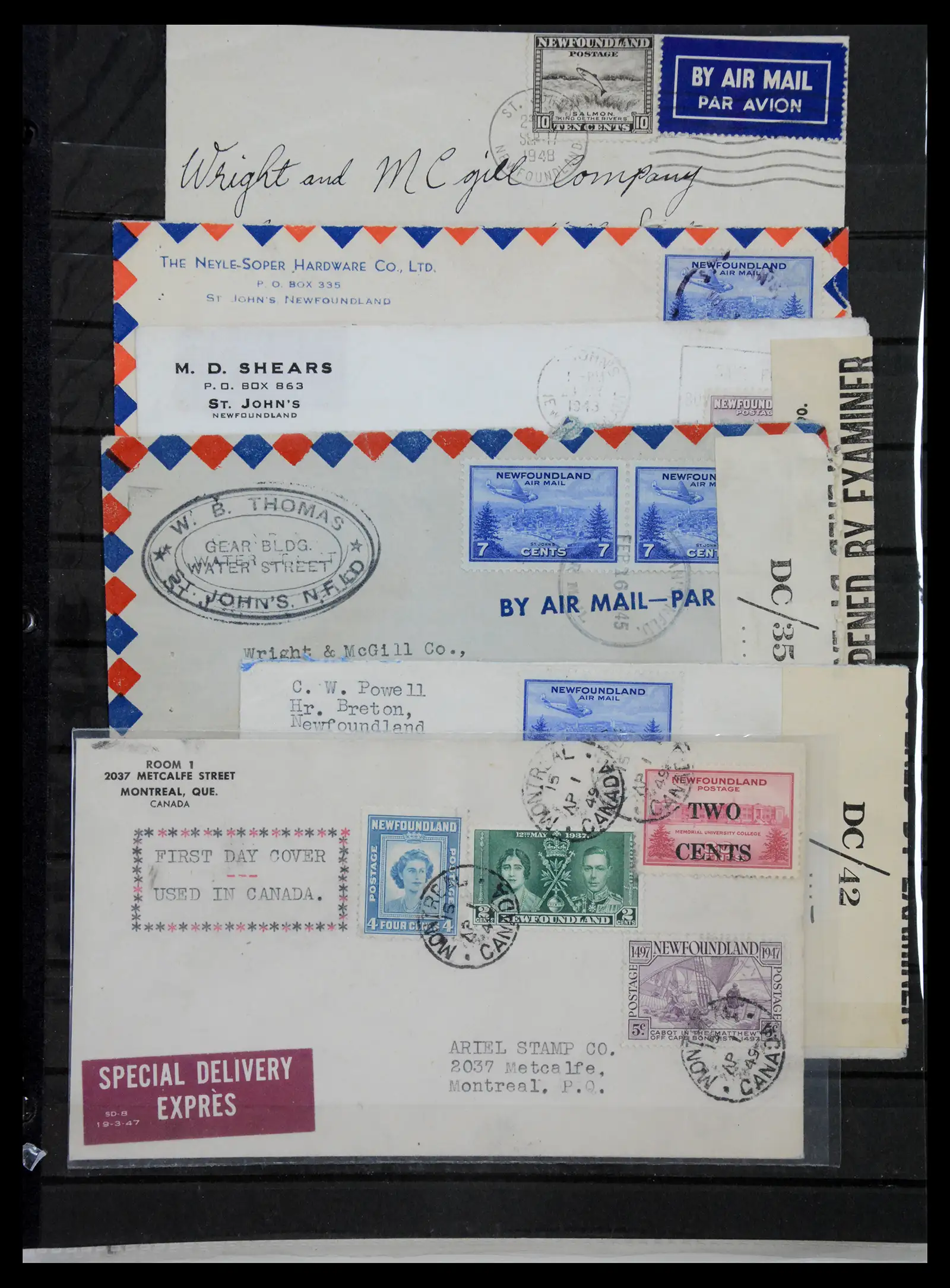 41347 0027 - Stamp collection 41347 Newfoundland 1860-1947.