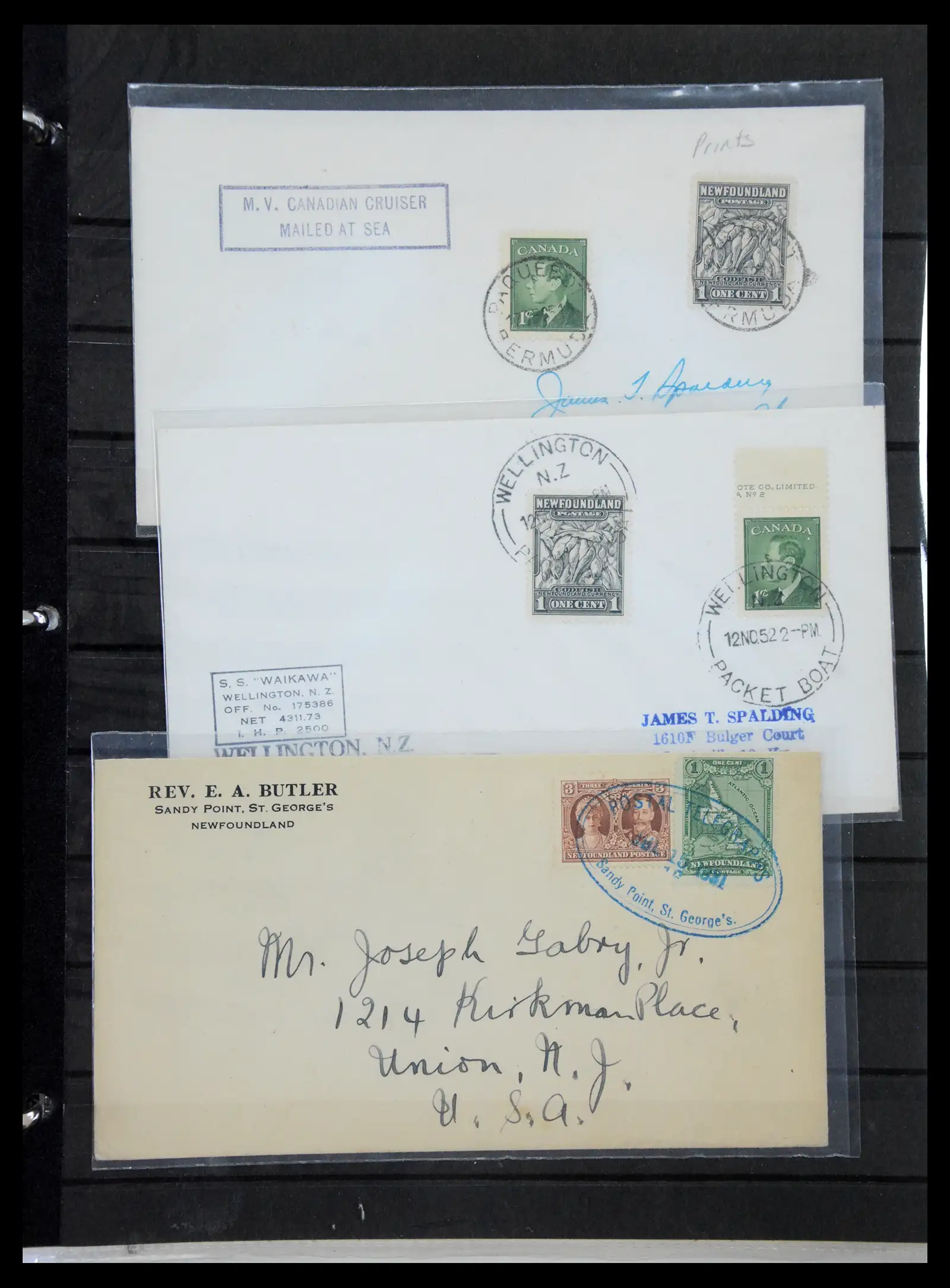 41347 0029 - Stamp collection 41347 Newfoundland 1860-1947.