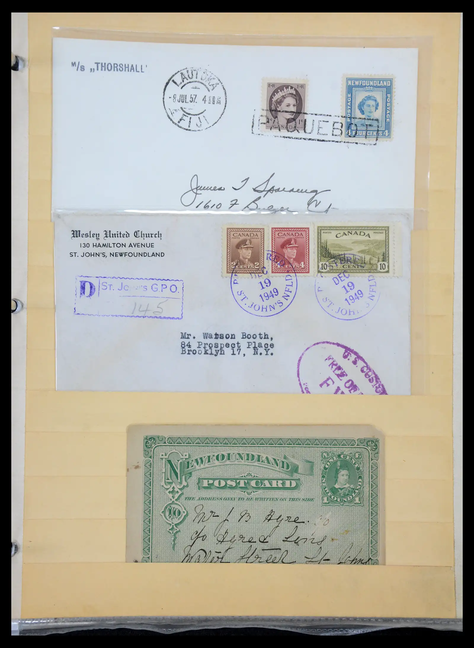 41347 0030 - Stamp collection 41347 Newfoundland 1860-1947.