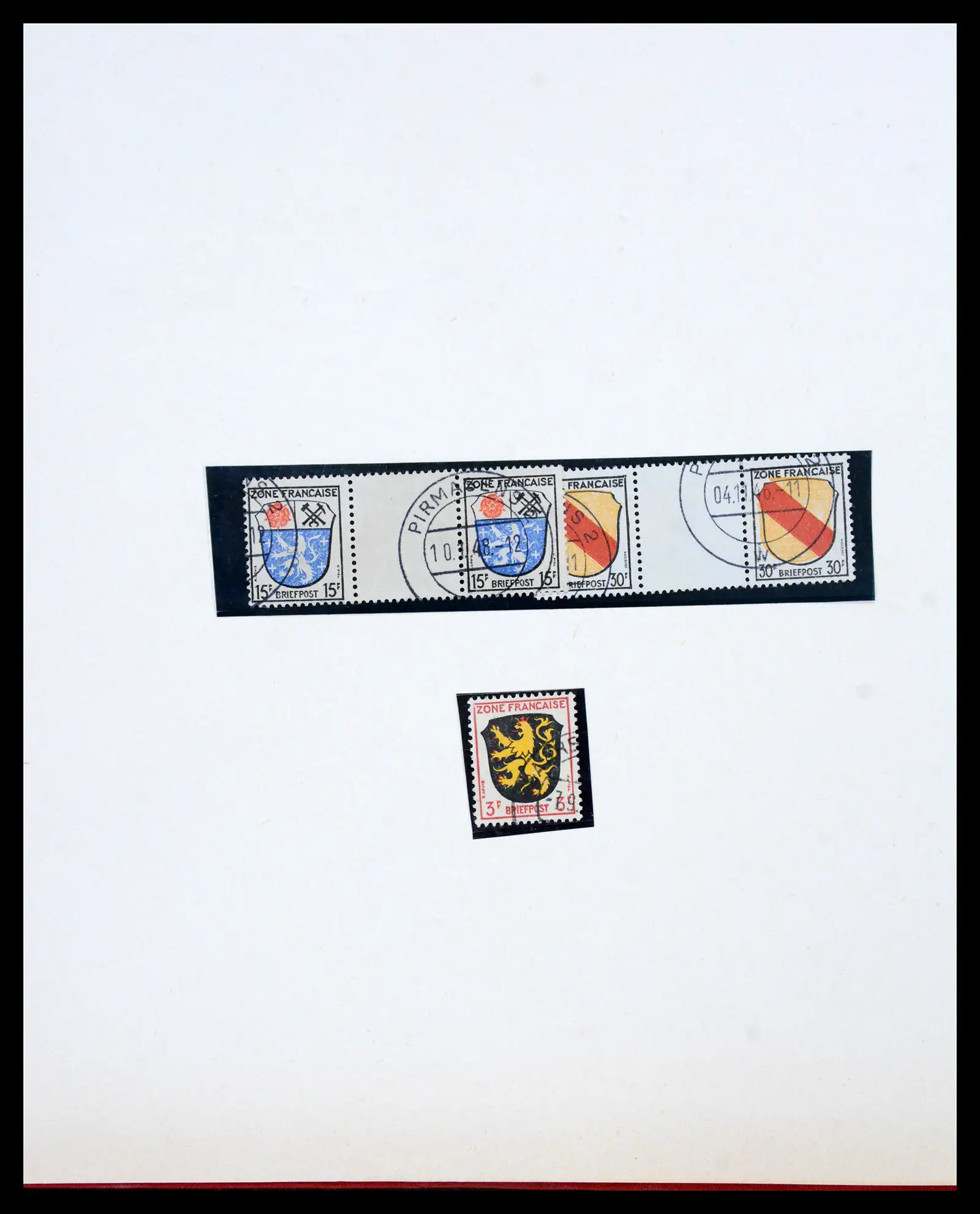 41348 0002 - Stamp collection 41348 Saar/French zone 1920-1958.