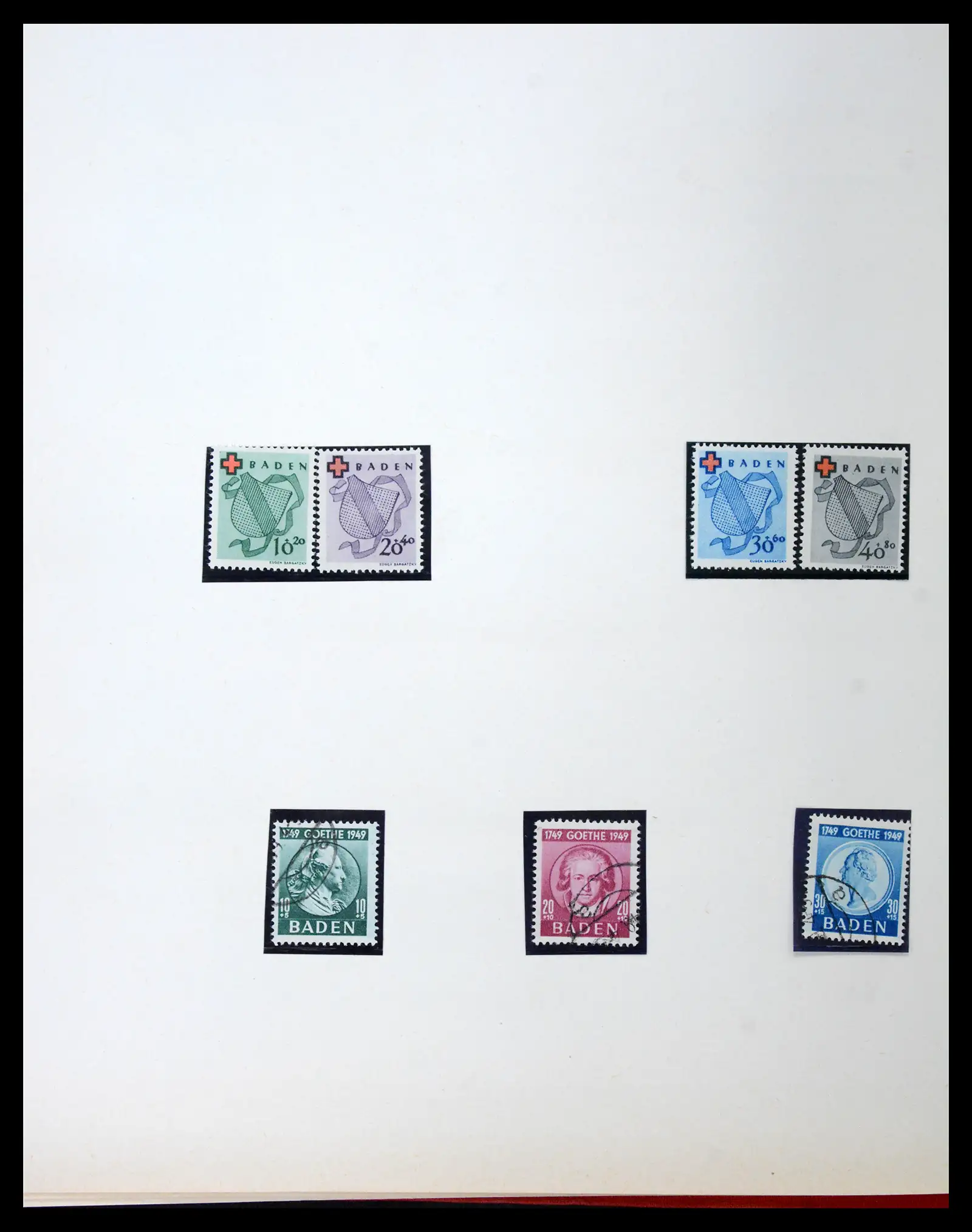 41348 0006 - Stamp collection 41348 Saar/French zone 1920-1958.