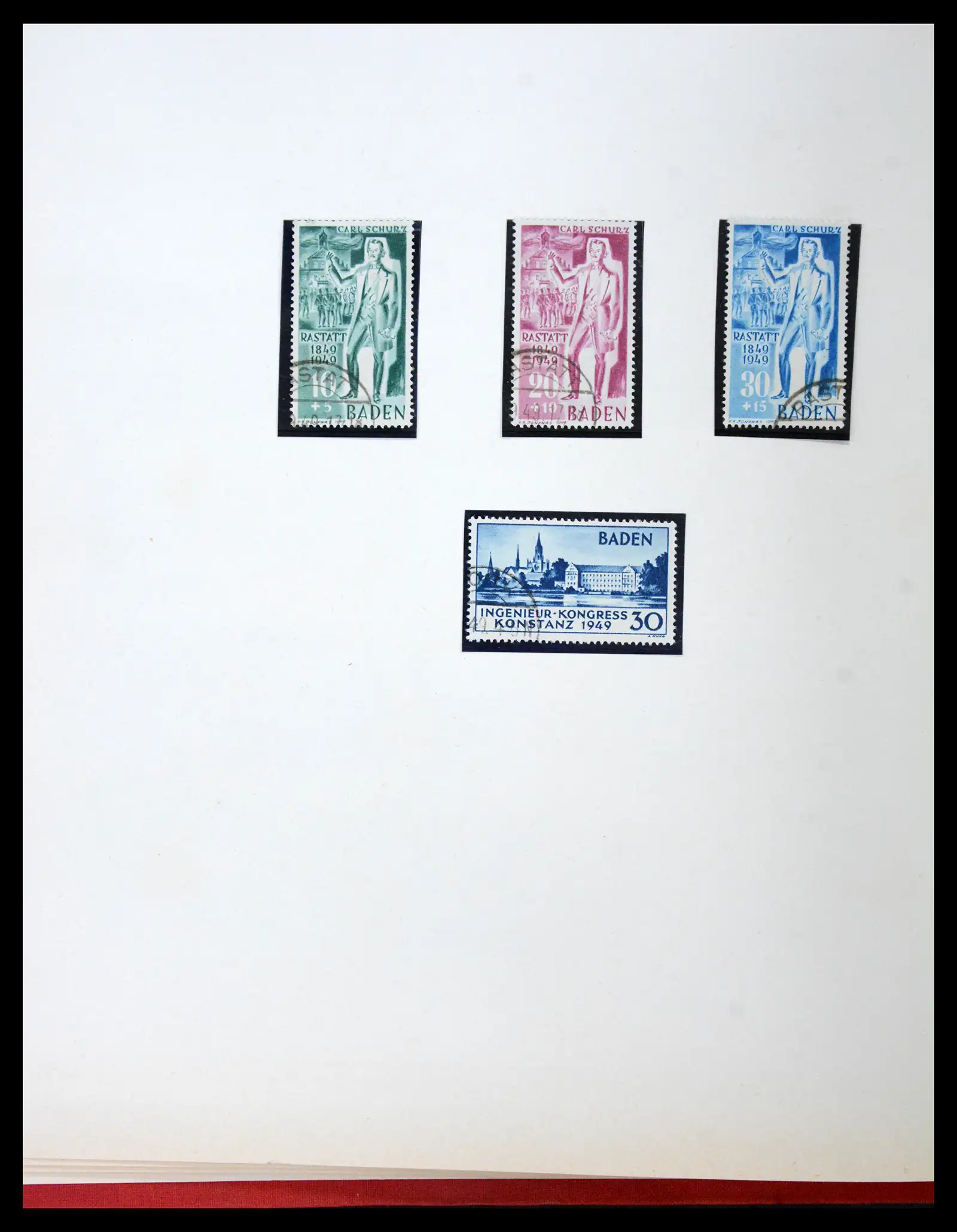 41348 0008 - Stamp collection 41348 Saar/French zone 1920-1958.