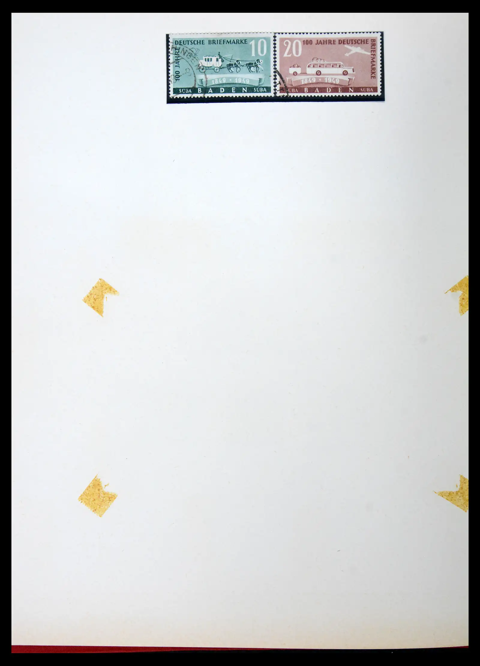 41348 0010 - Stamp collection 41348 Saar/French zone 1920-1958.