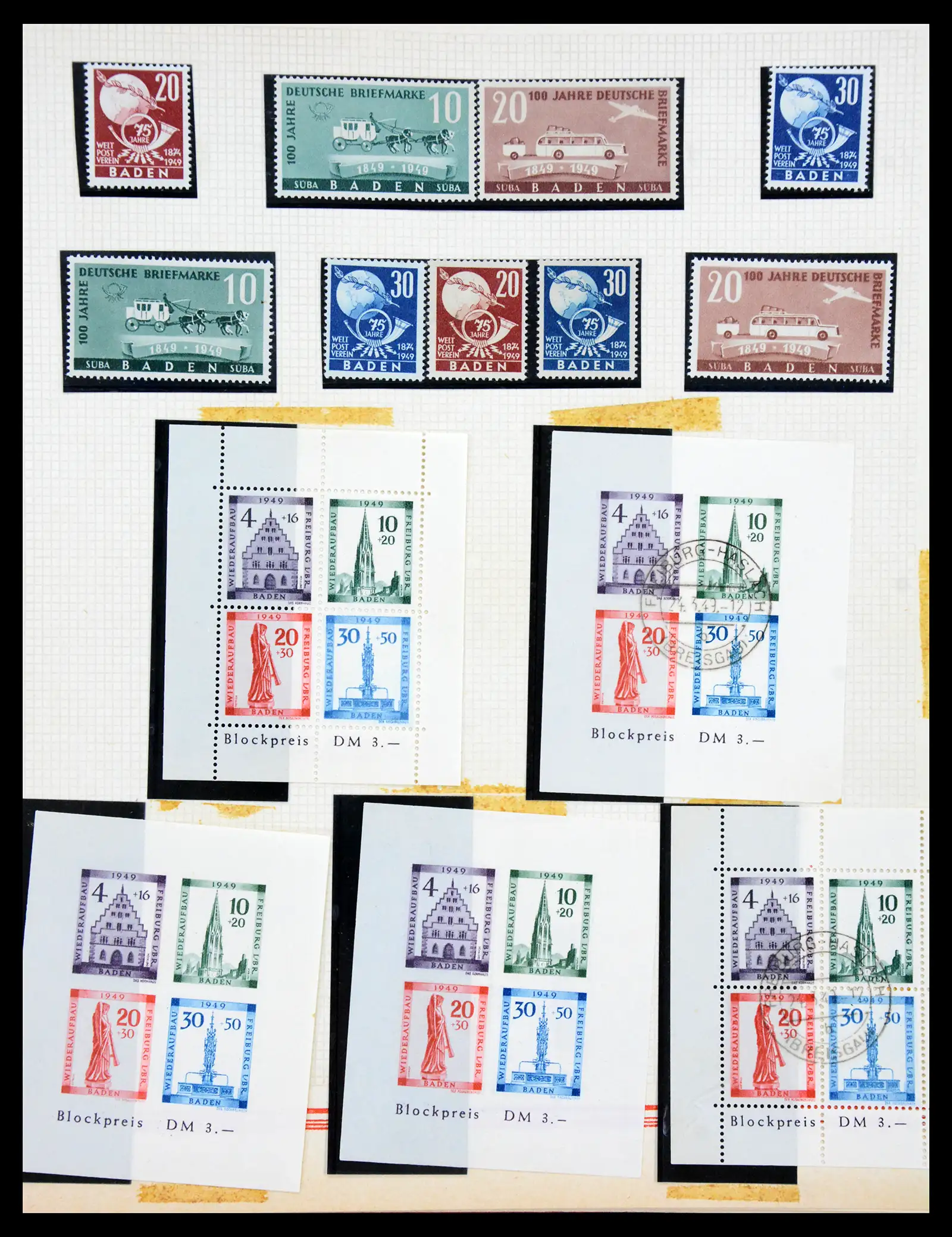 41348 0011 - Stamp collection 41348 Saar/French zone 1920-1958.