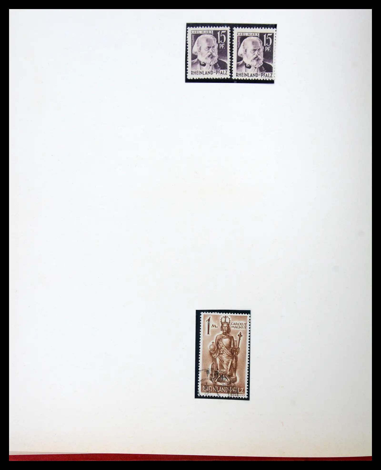 41348 0013 - Stamp collection 41348 Saar/French zone 1920-1958.