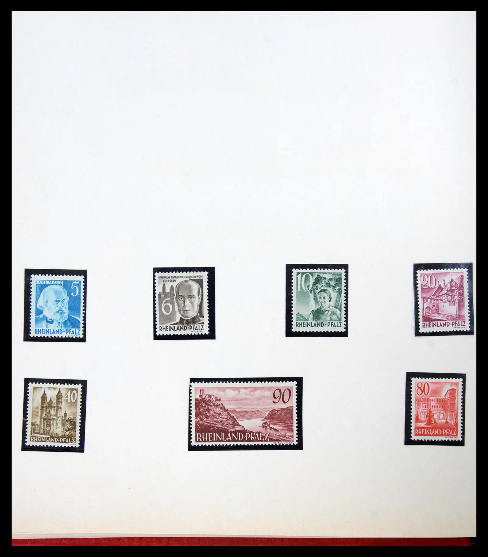 41348 0015 - Stamp collection 41348 Saar/French zone 1920-1958.
