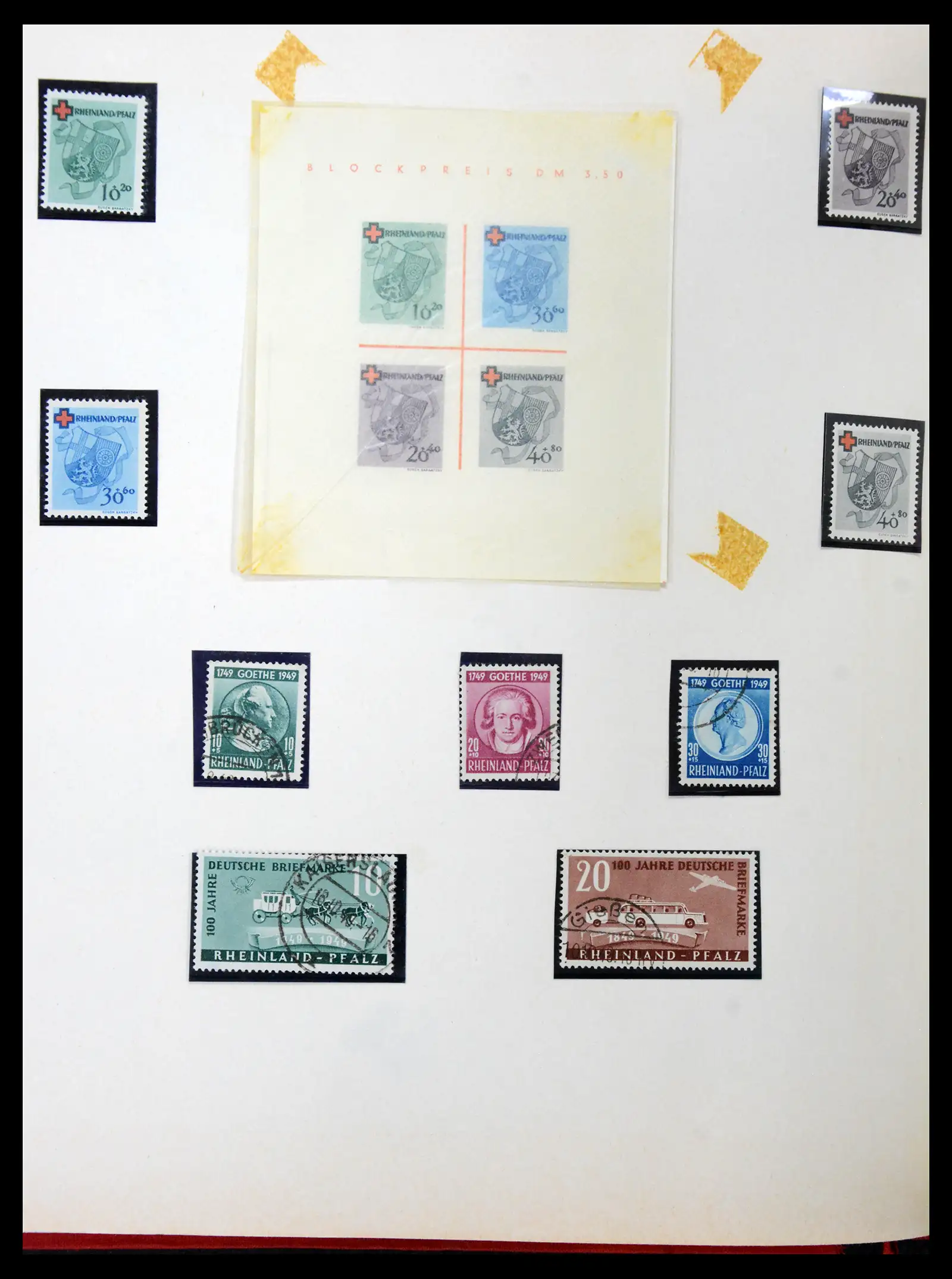 41348 0017 - Stamp collection 41348 Saar/French zone 1920-1958.