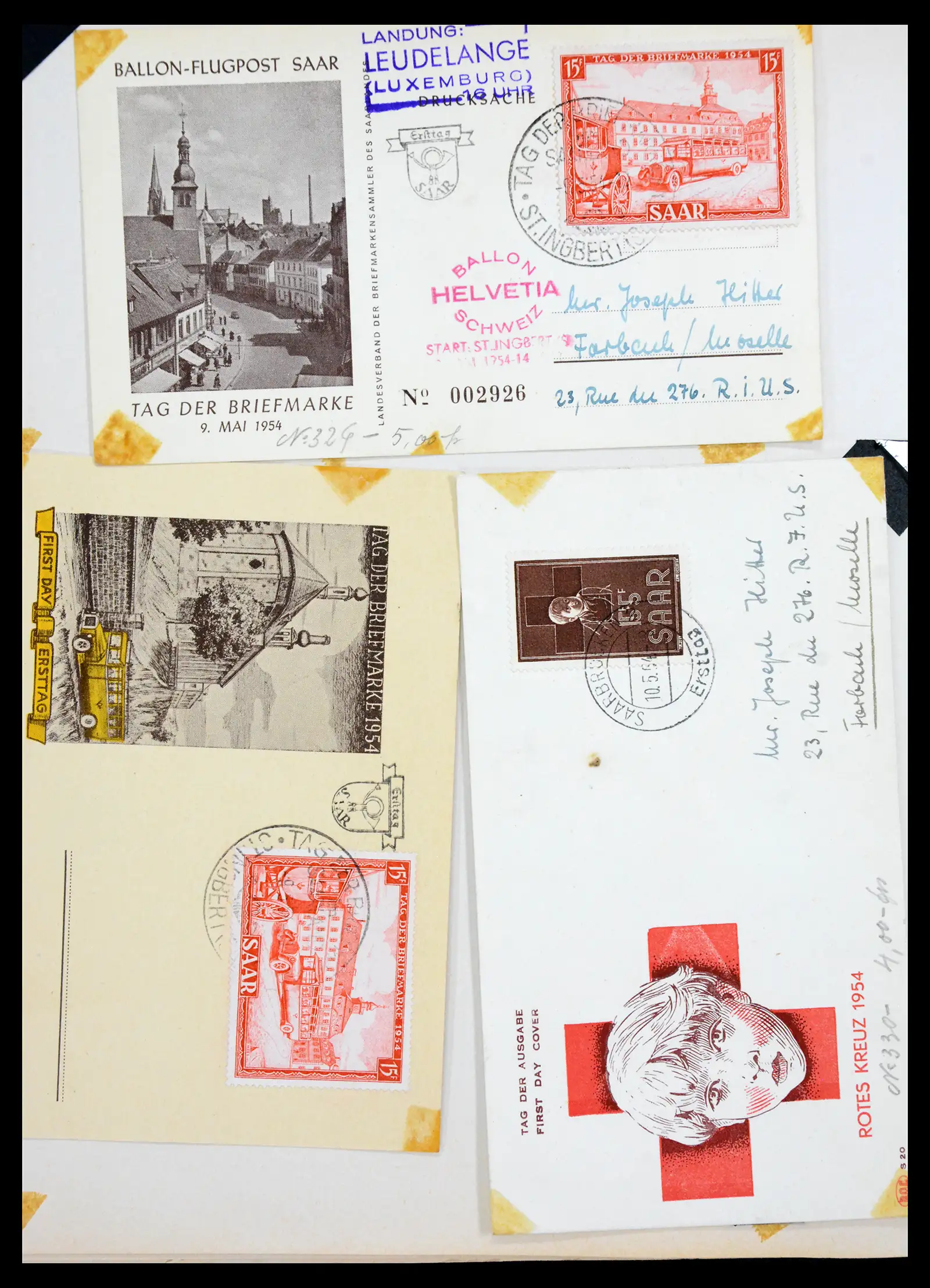 41348 0051 - Stamp collection 41348 Saar/French zone 1920-1958.