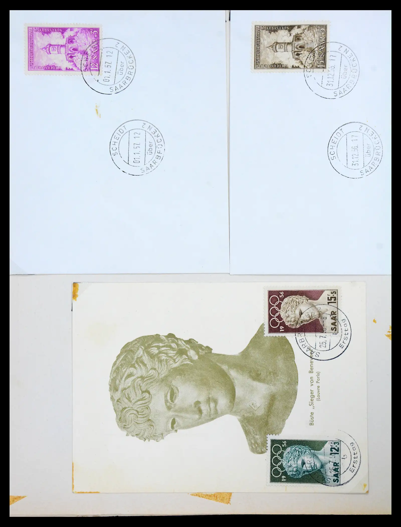 41348 0055 - Stamp collection 41348 Saar/French zone 1920-1958.