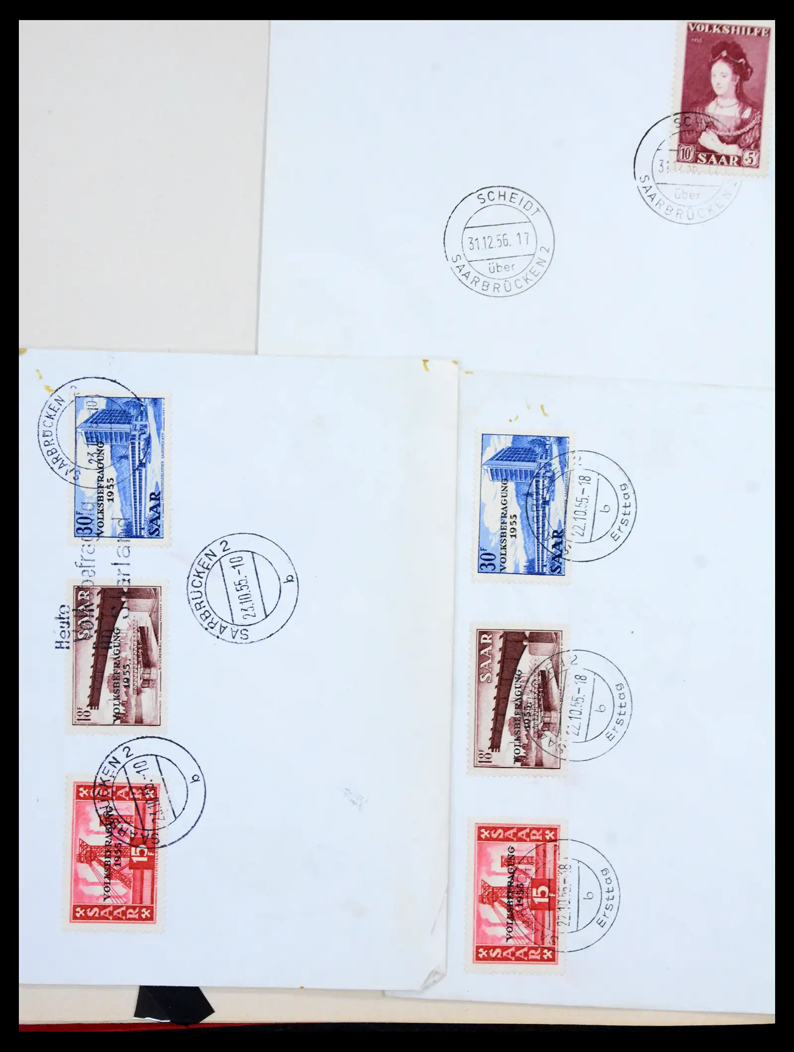 41348 0057 - Stamp collection 41348 Saar/French zone 1920-1958.