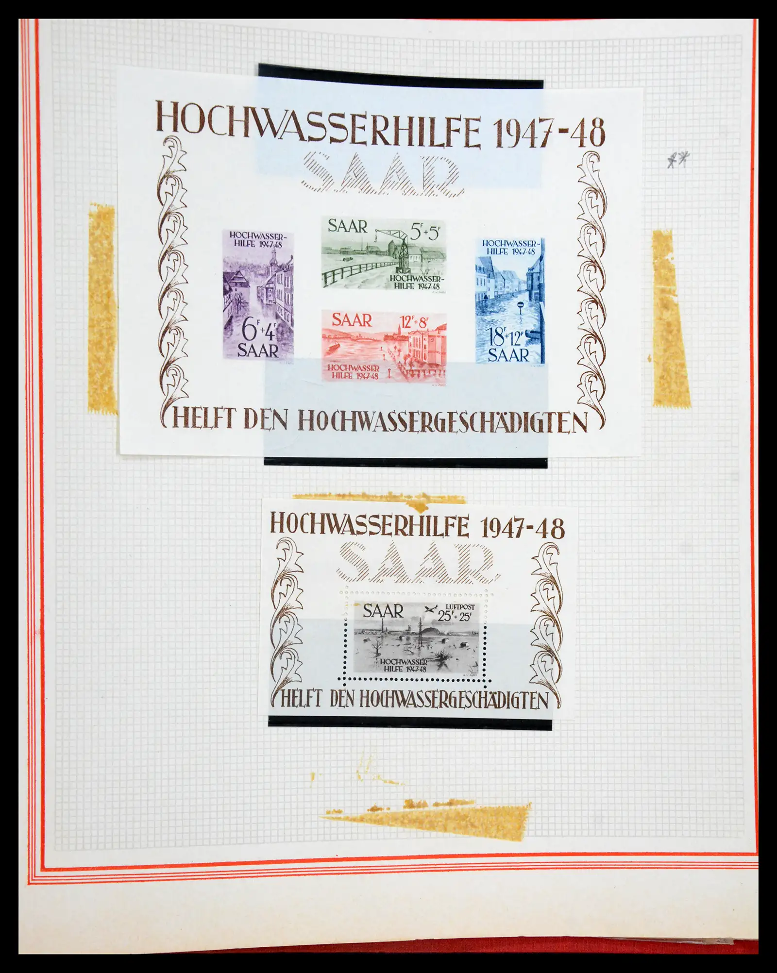 41348 0066 - Stamp collection 41348 Saar/French zone 1920-1958.
