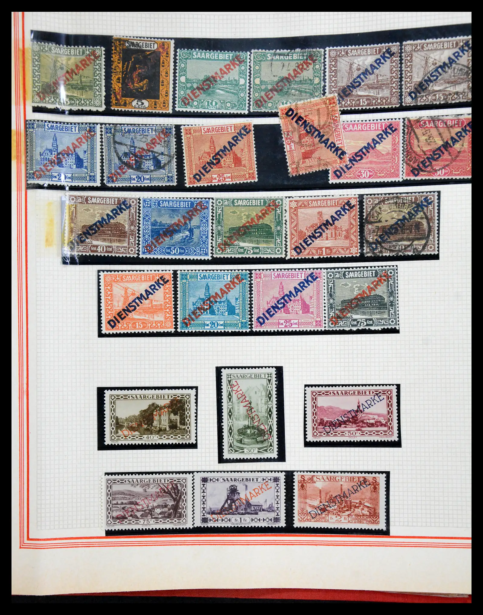 41348 0067 - Stamp collection 41348 Saar/French zone 1920-1958.