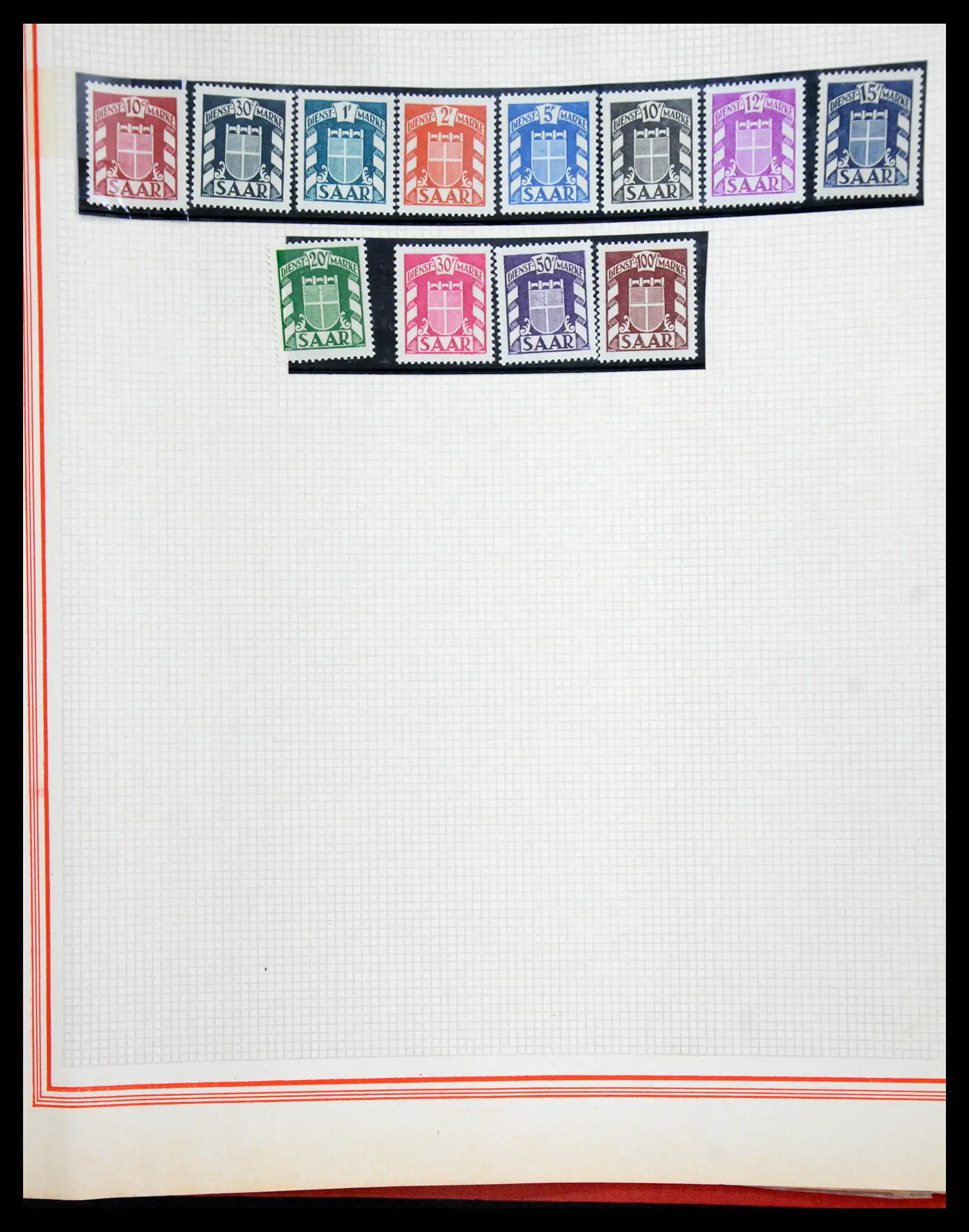 41348 0068 - Stamp collection 41348 Saar/French zone 1920-1958.