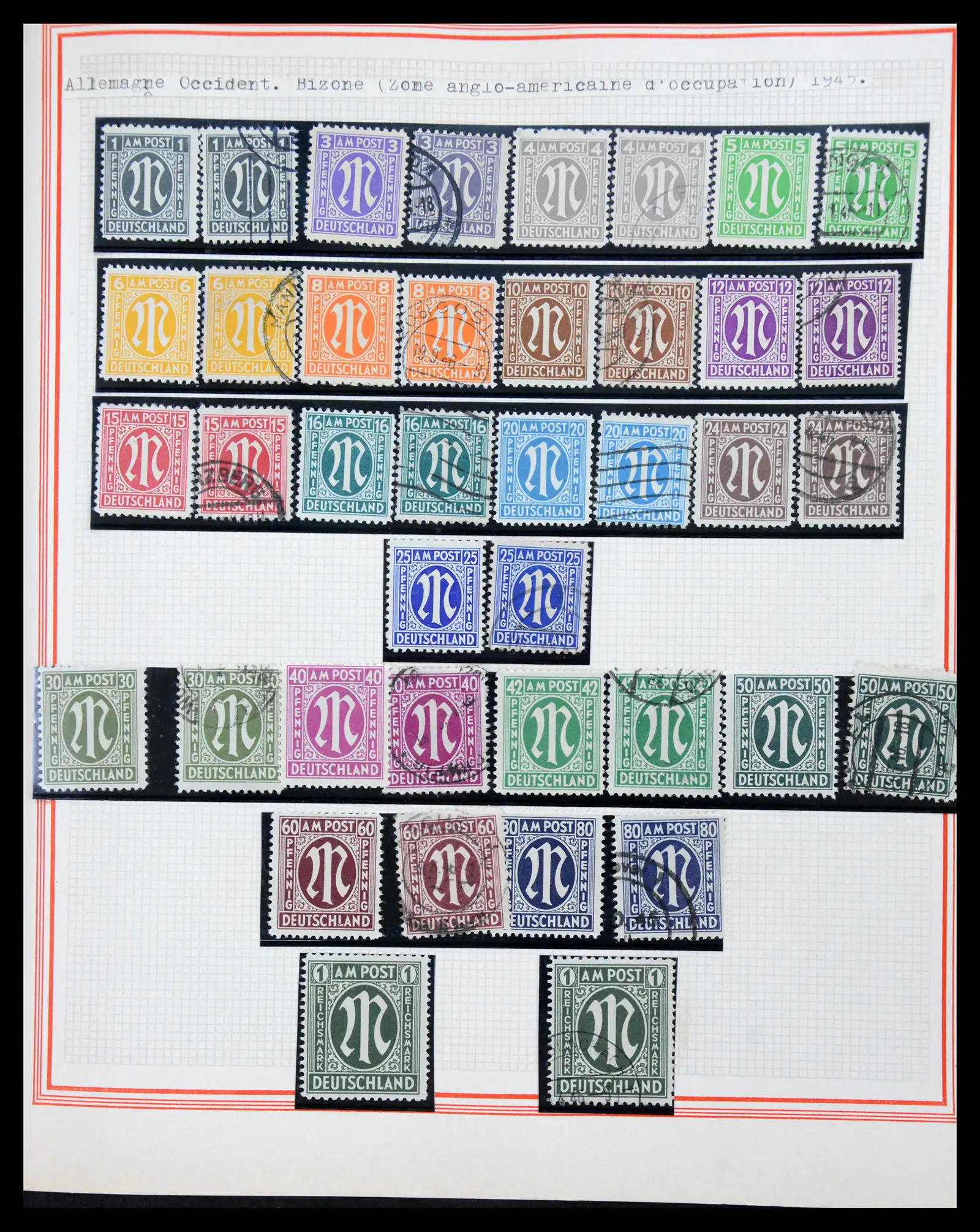 41349 0012 - Stamp collection 41349 Germany 1945-1980.