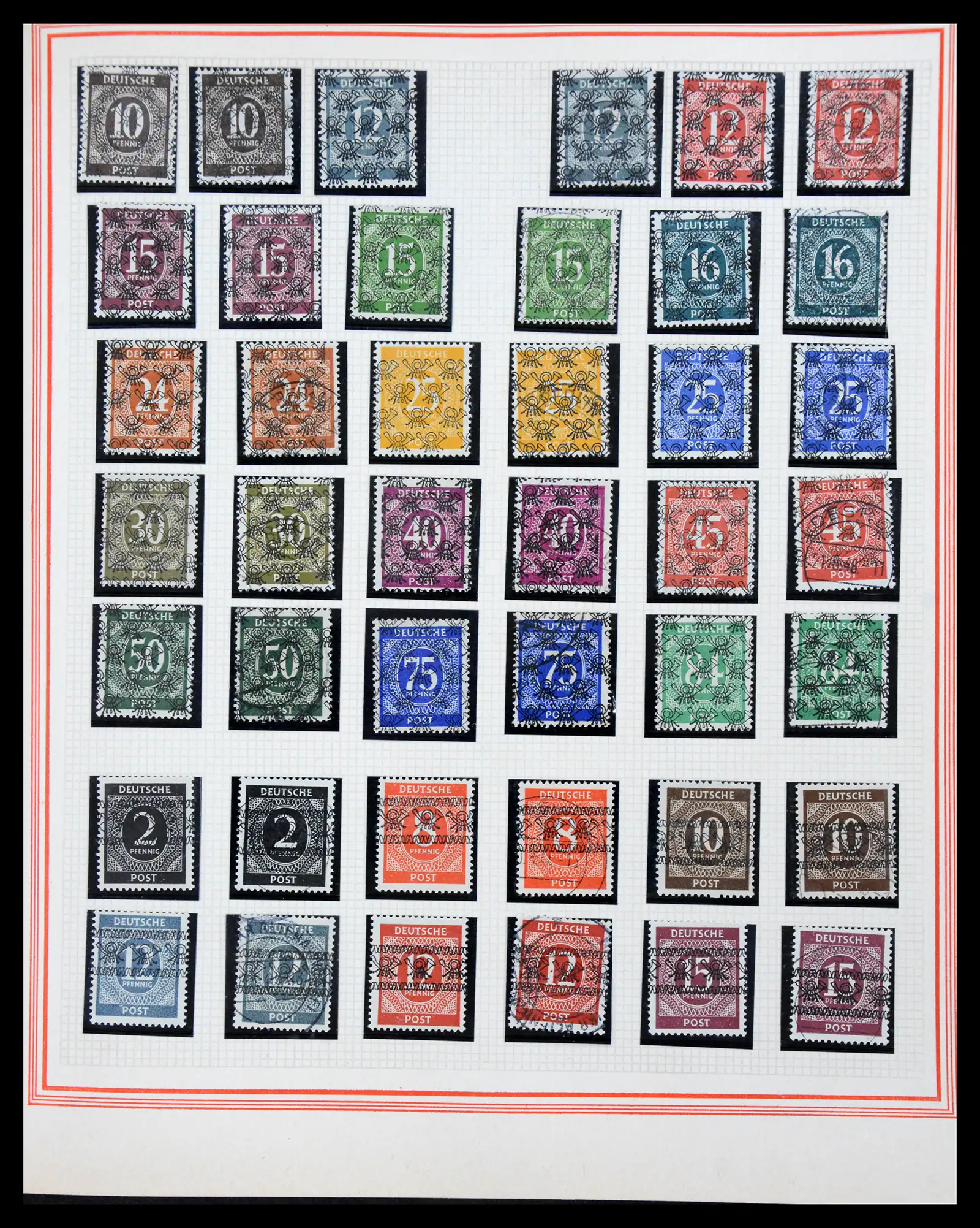 41349 0014 - Stamp collection 41349 Germany 1945-1980.