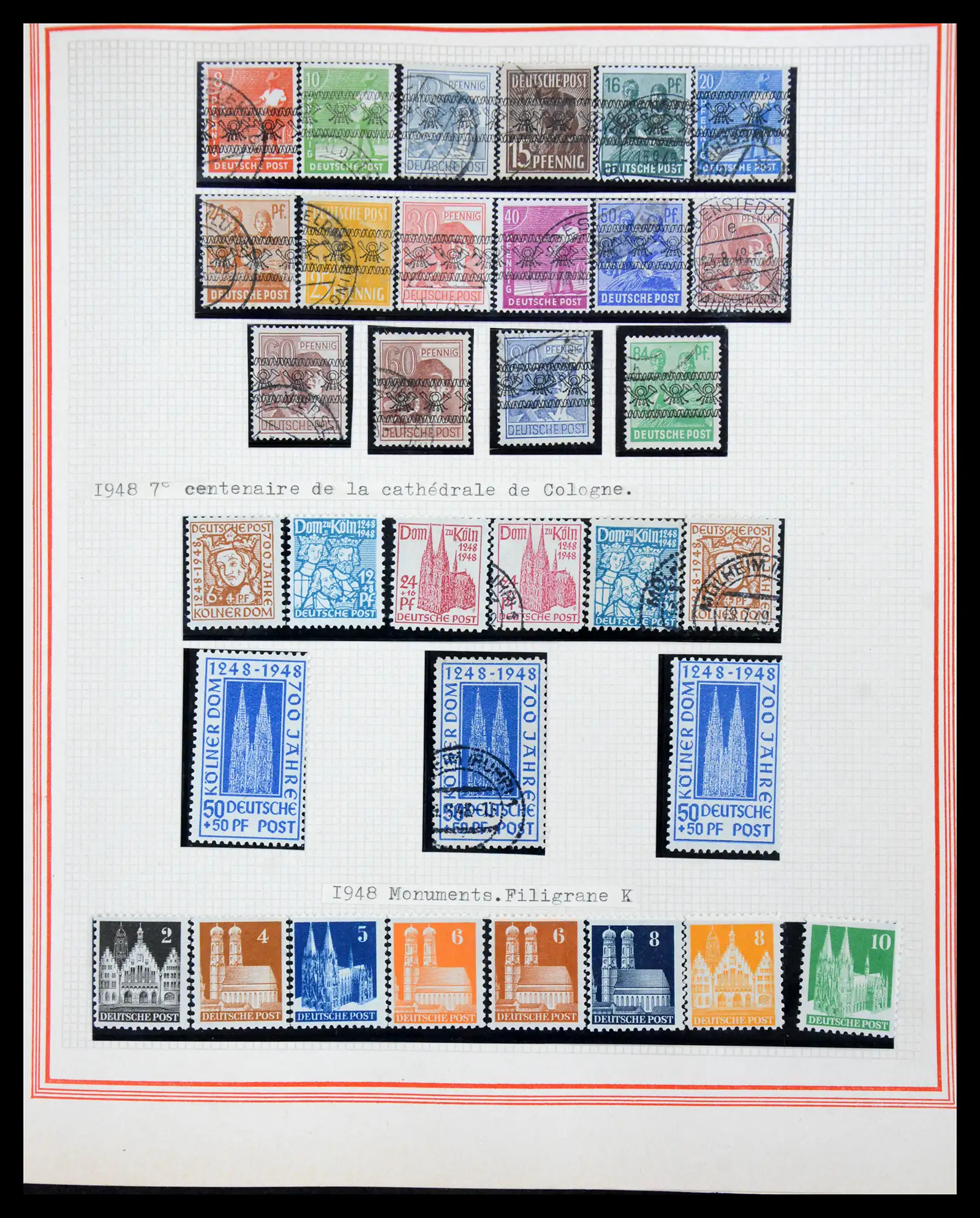 41349 0018 - Stamp collection 41349 Germany 1945-1980.