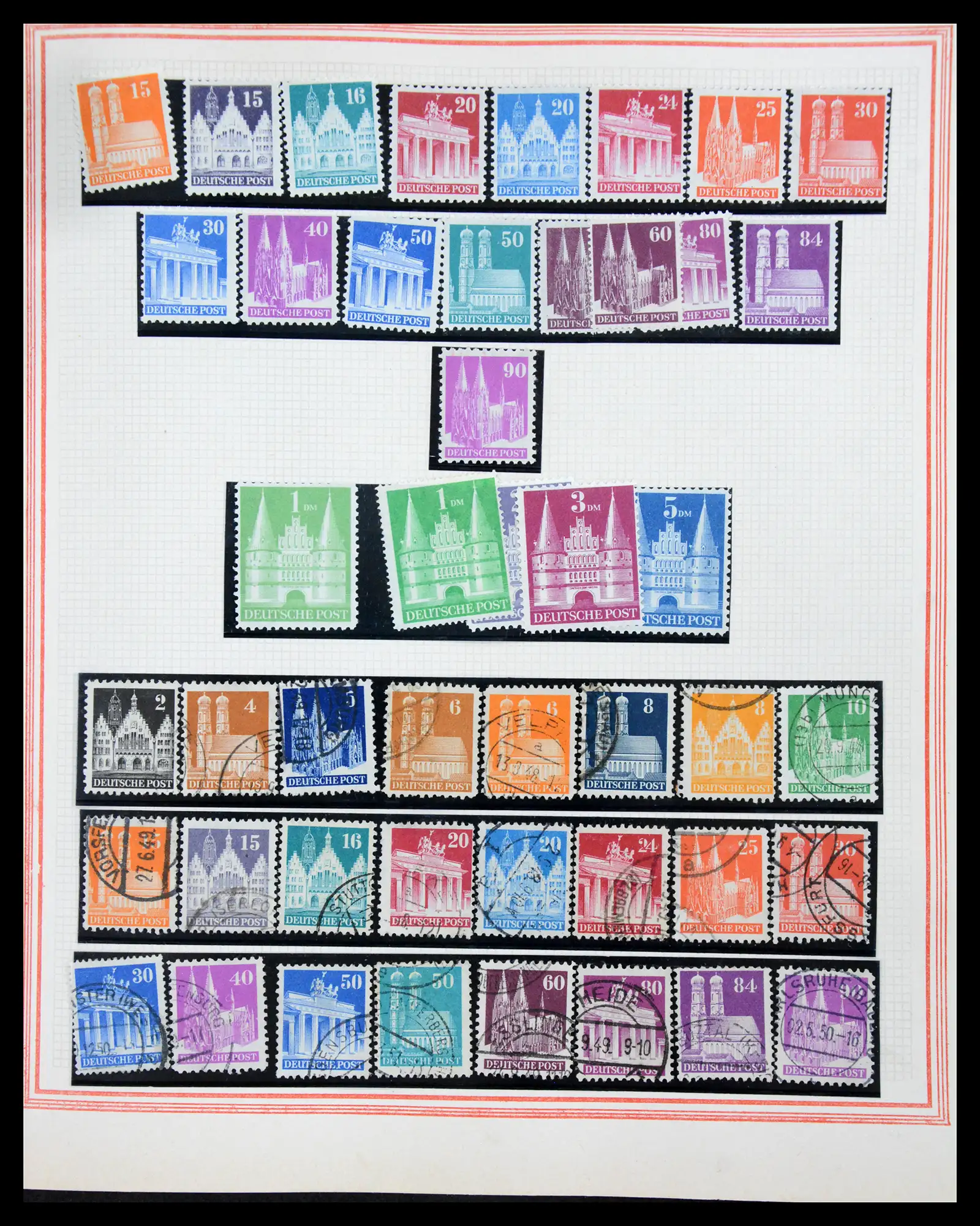 41349 0020 - Stamp collection 41349 Germany 1945-1980.