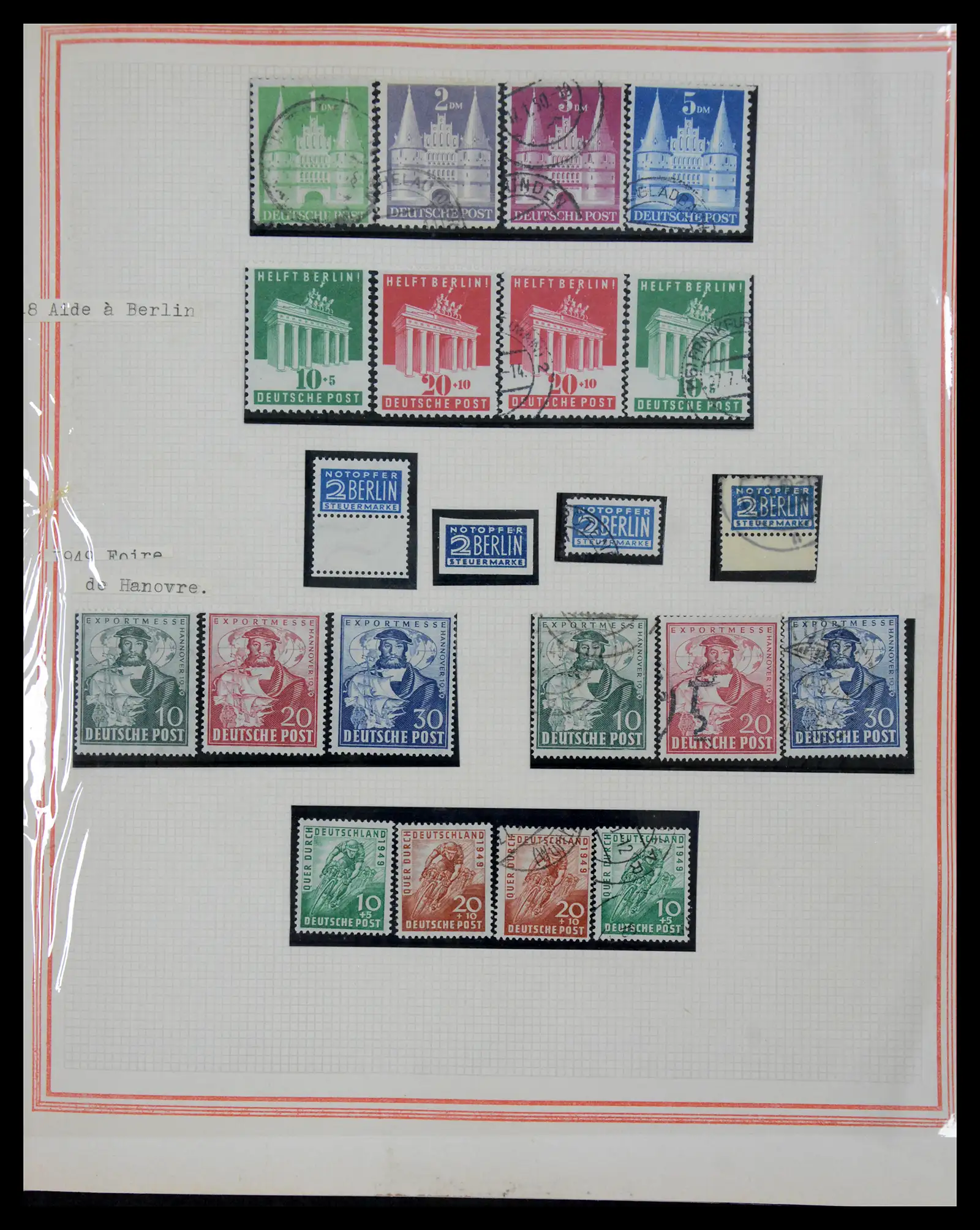 41349 0022 - Stamp collection 41349 Germany 1945-1980.