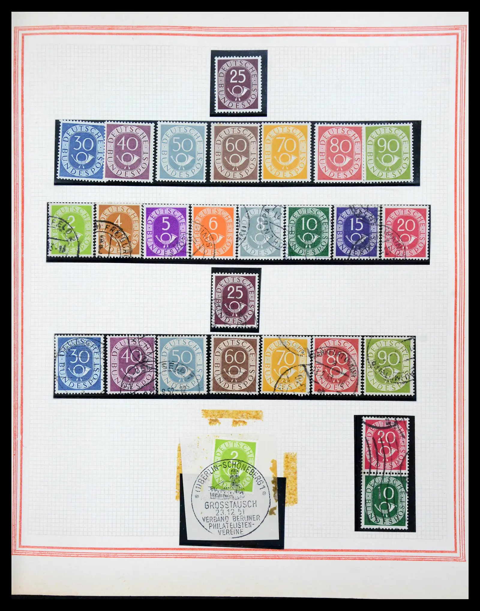41349 0026 - Stamp collection 41349 Germany 1945-1980.