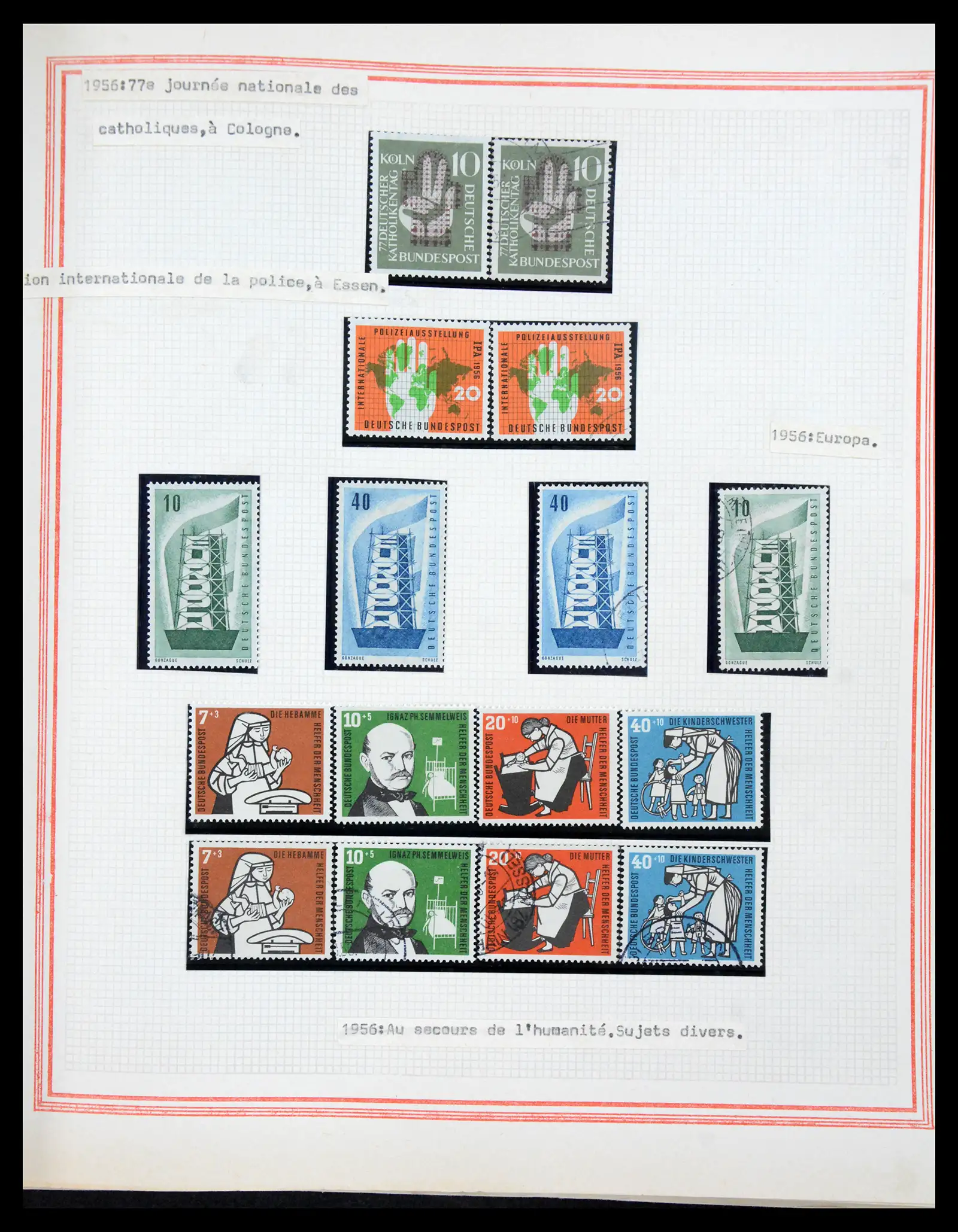 41349 0042 - Stamp collection 41349 Germany 1945-1980.