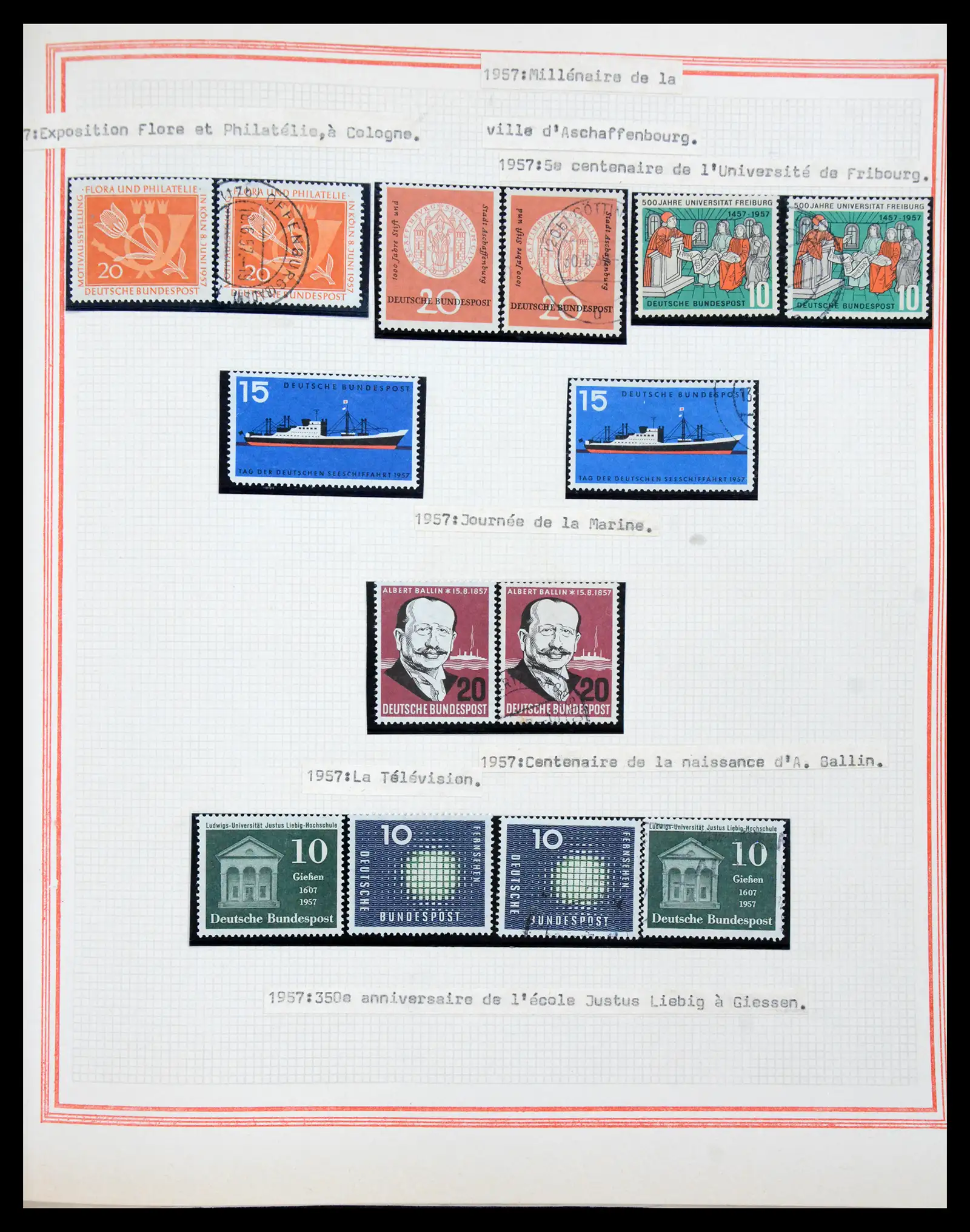 41349 0045 - Stamp collection 41349 Germany 1945-1980.