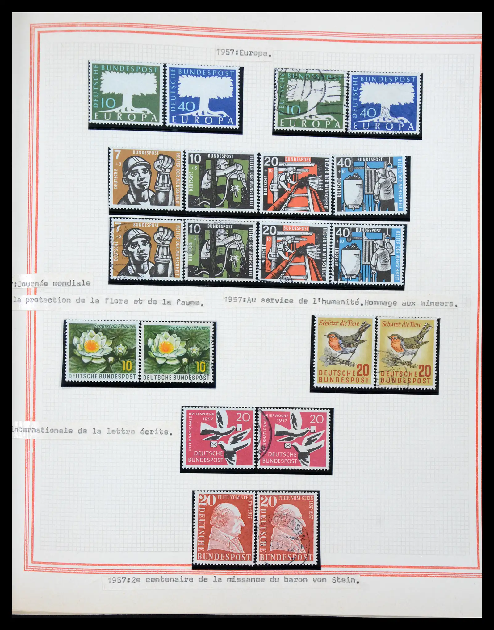 41349 0046 - Stamp collection 41349 Germany 1945-1980.