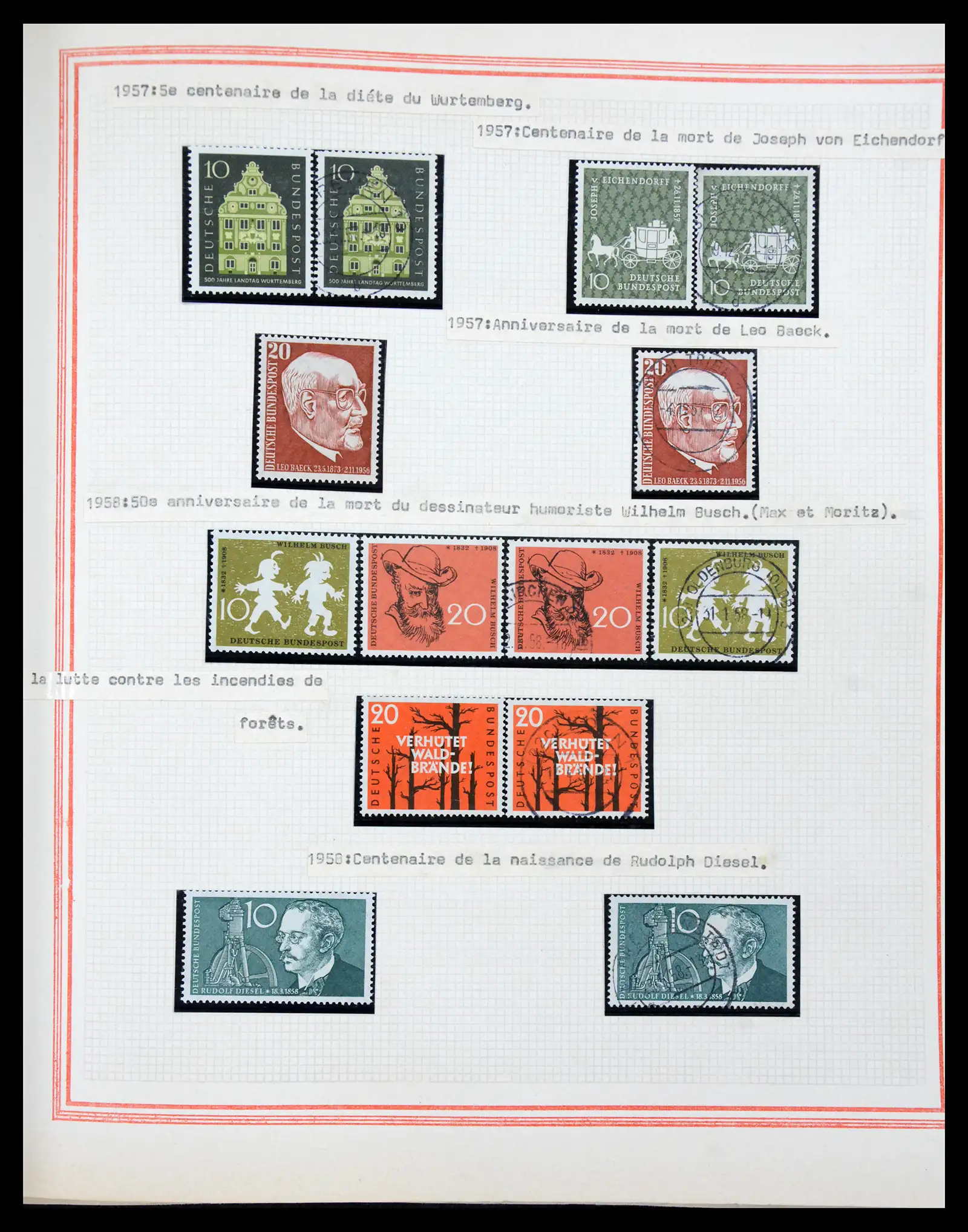 41349 0047 - Stamp collection 41349 Germany 1945-1980.
