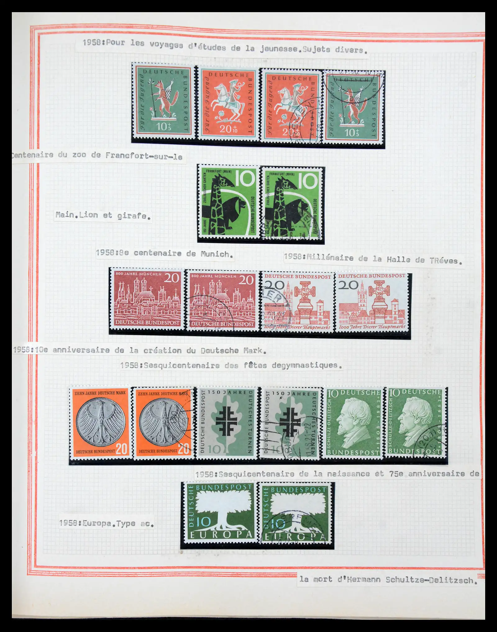 41349 0048 - Stamp collection 41349 Germany 1945-1980.