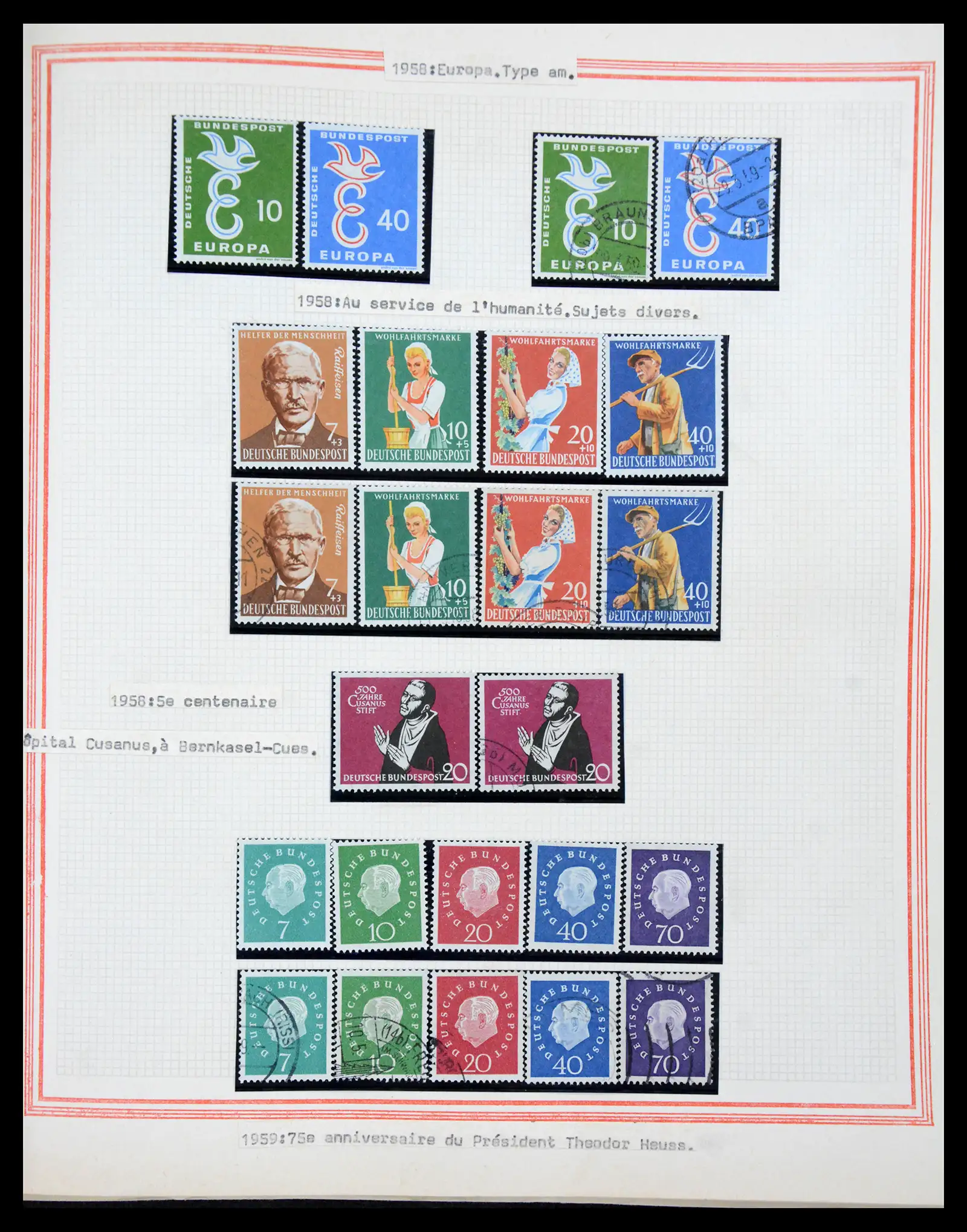 41349 0050 - Stamp collection 41349 Germany 1945-1980.