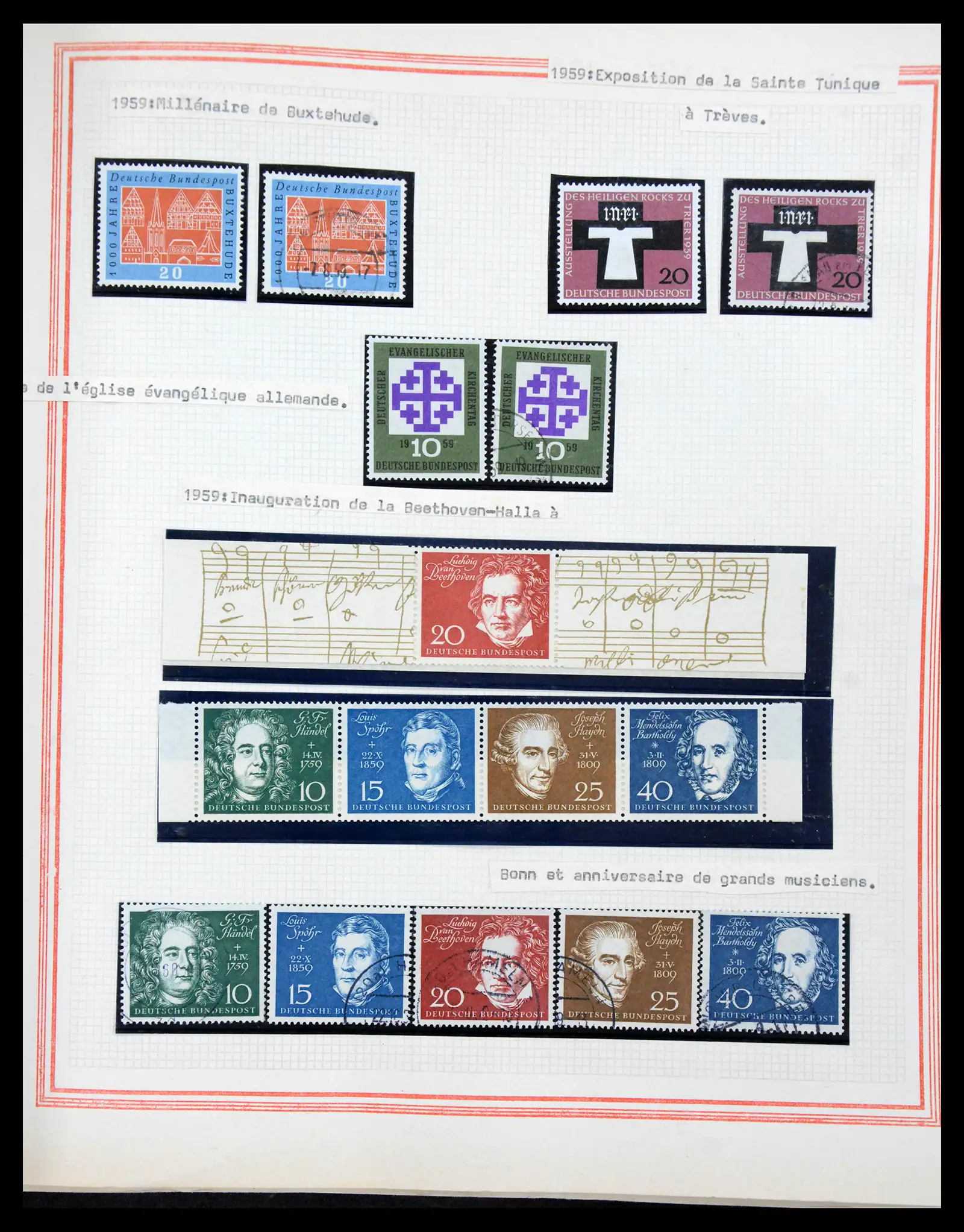 41349 0052 - Stamp collection 41349 Germany 1945-1980.