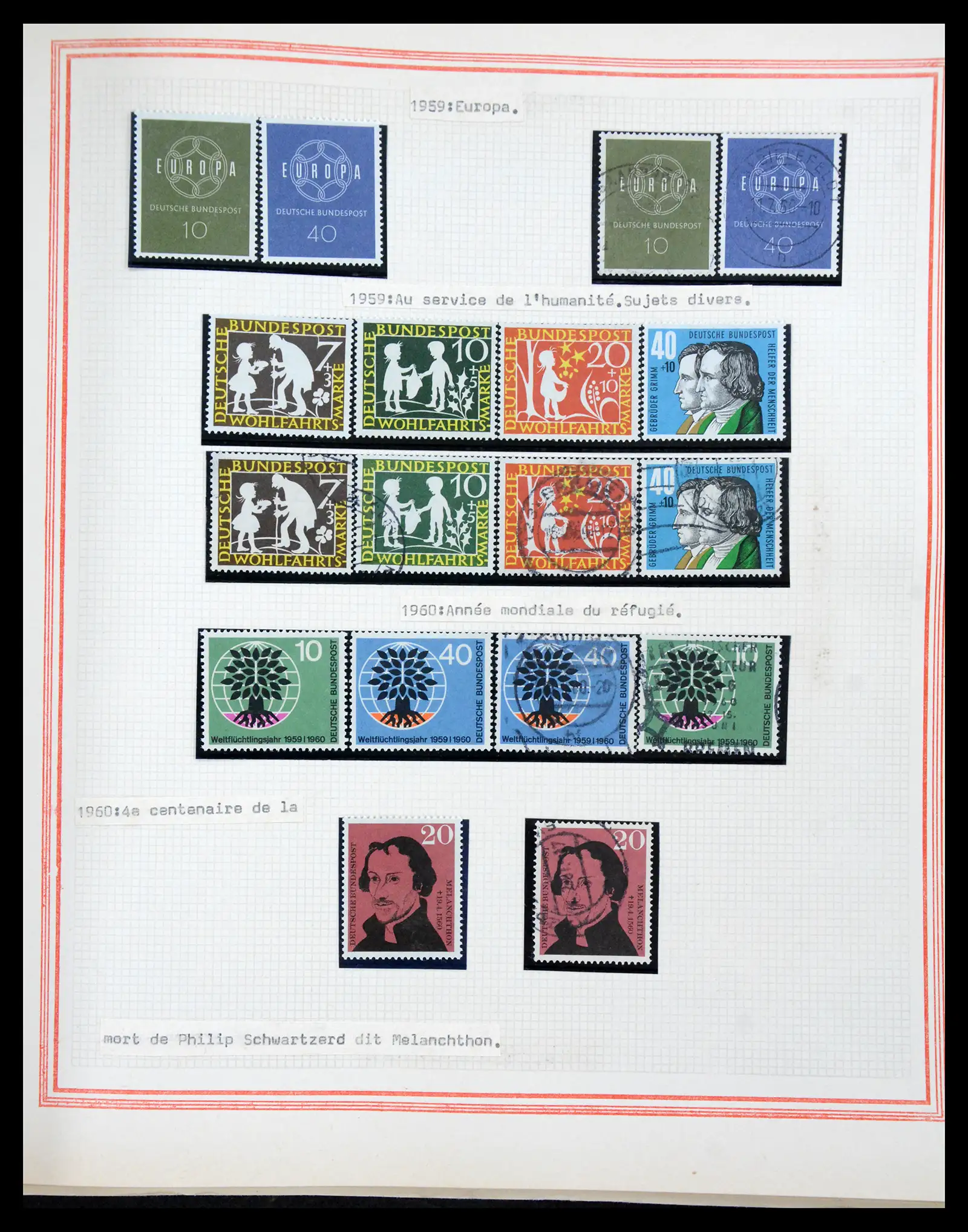 41349 0053 - Stamp collection 41349 Germany 1945-1980.