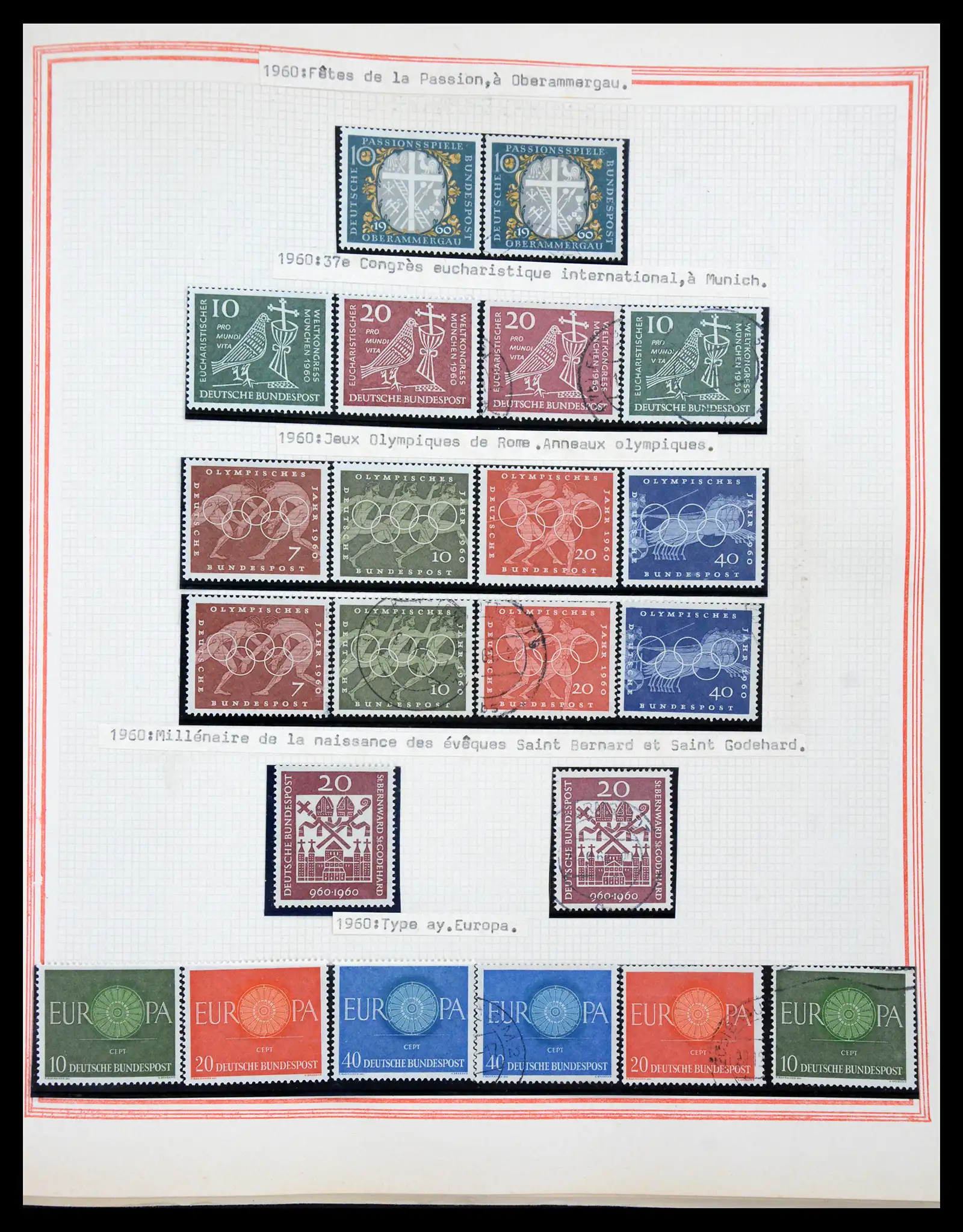 41349 0055 - Stamp collection 41349 Germany 1945-1980.