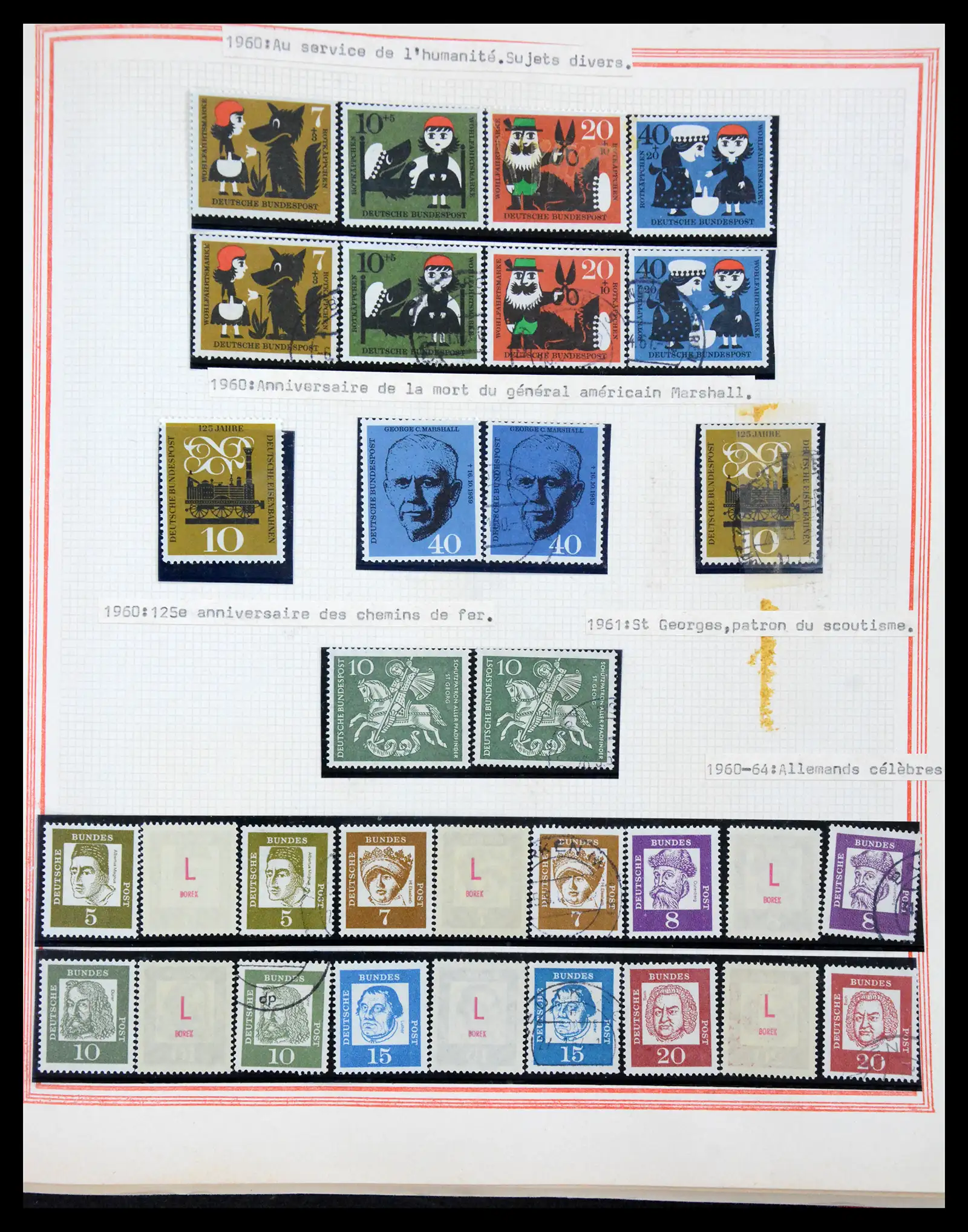 41349 0057 - Stamp collection 41349 Germany 1945-1980.