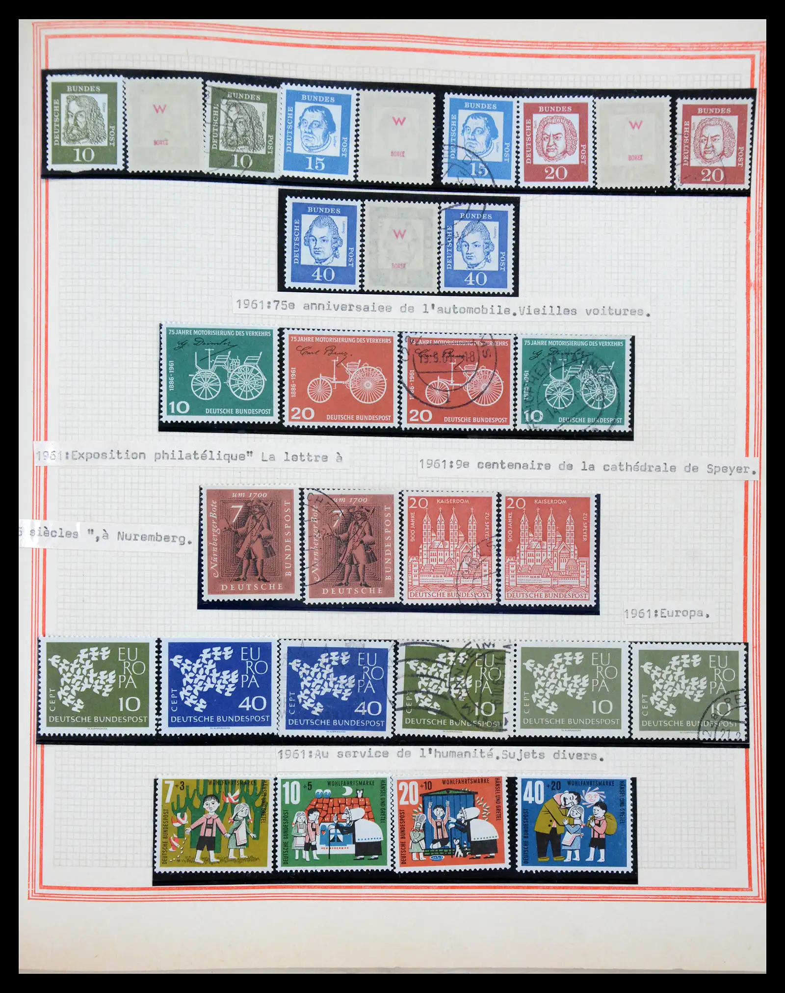 41349 0060 - Stamp collection 41349 Germany 1945-1980.