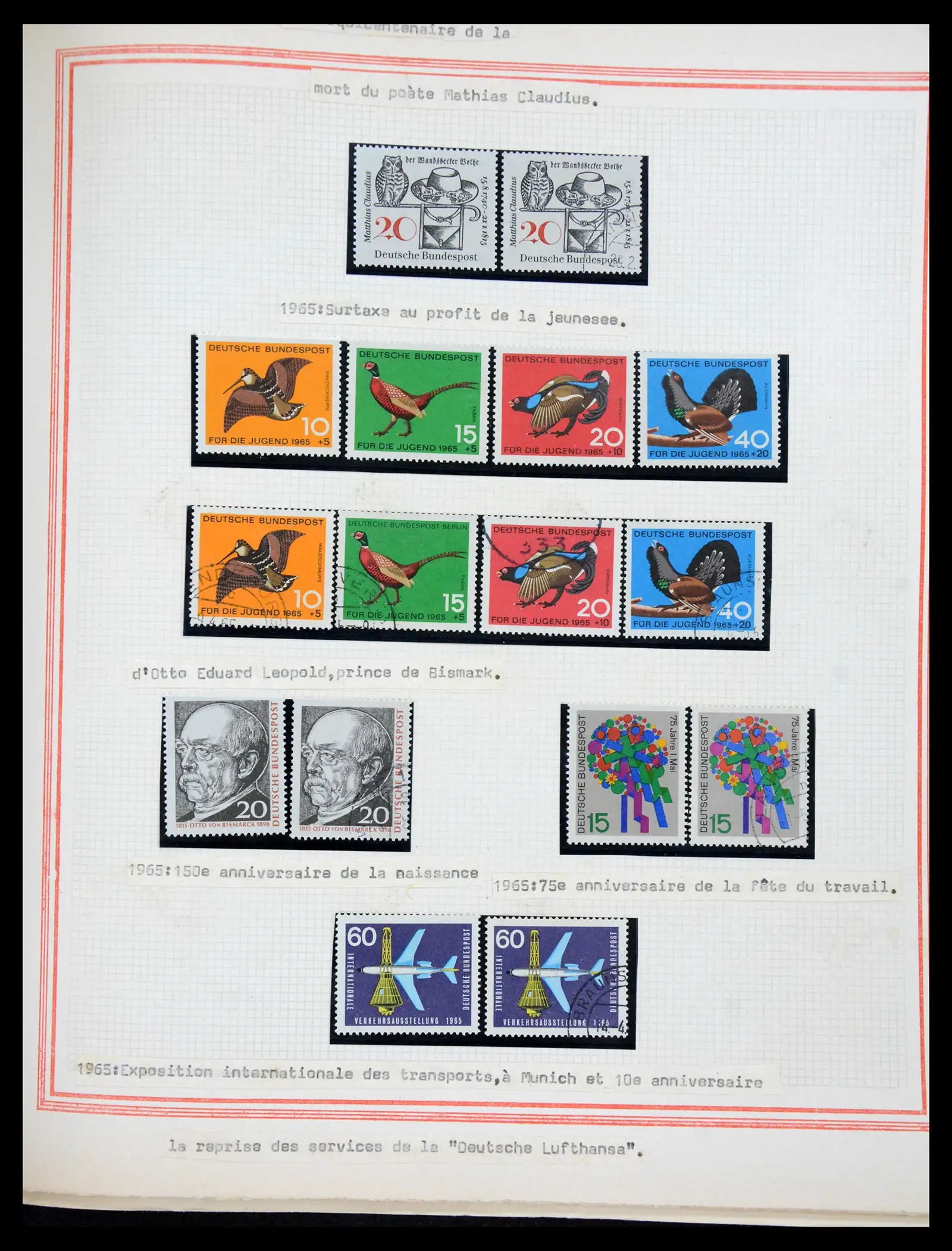 41349 0073 - Stamp collection 41349 Germany 1945-1980.