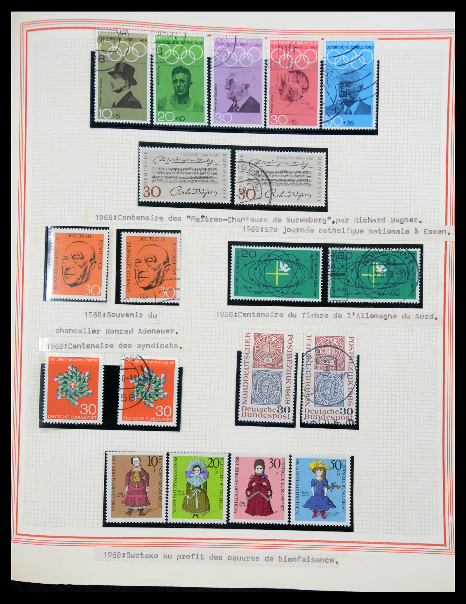 41349 0087 - Stamp collection 41349 Germany 1945-1980.