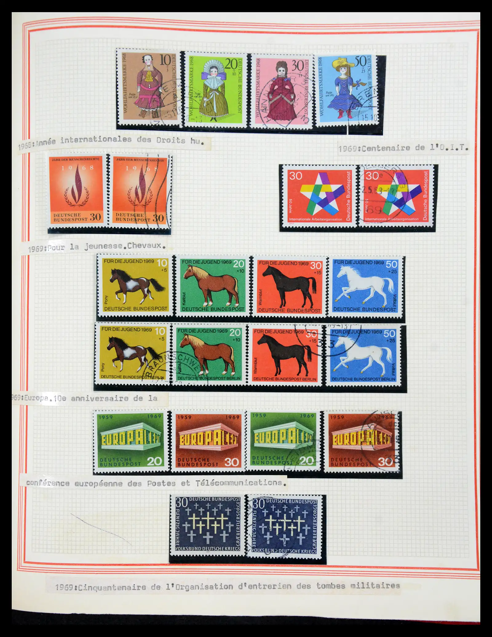 41349 0088 - Stamp collection 41349 Germany 1945-1980.