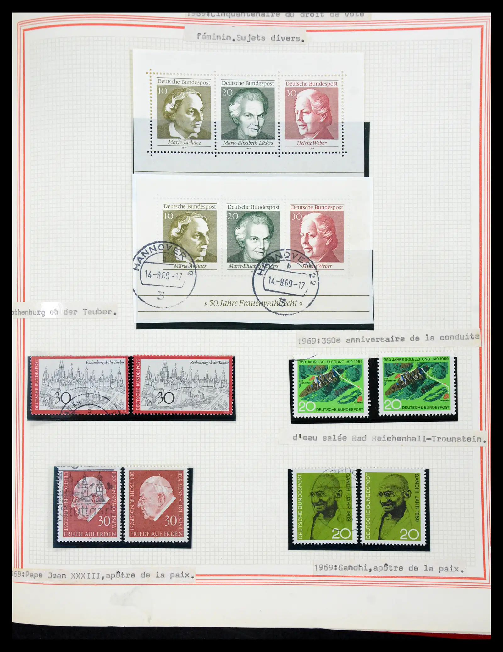 41349 0090 - Stamp collection 41349 Germany 1945-1980.