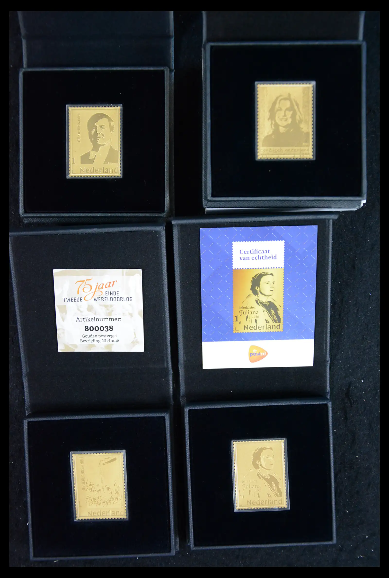 41400 0002 - Stamp collection 41400 Netherlands golden and silver stamps till 2025!!!