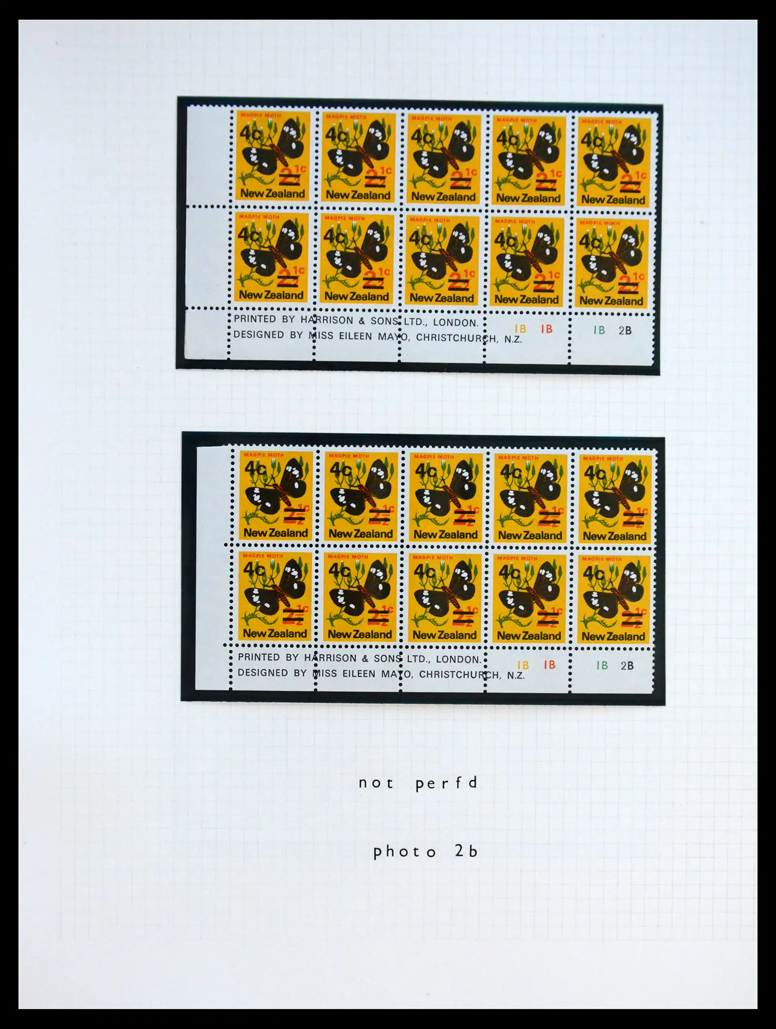 41404 0021 - Postzegelverzameling 41404 New Zealand 1970-1971.