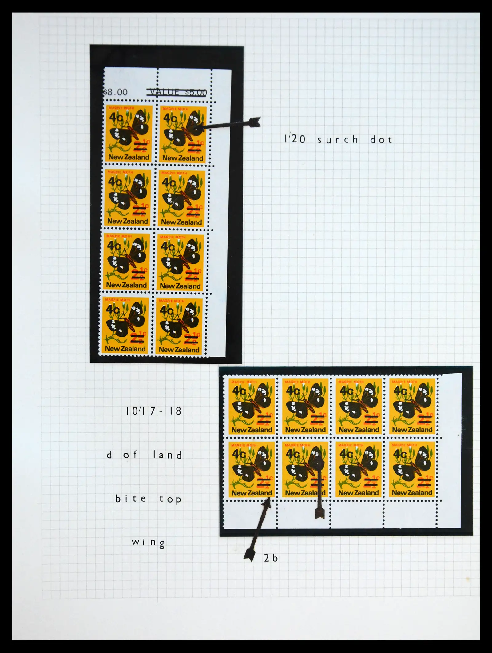 41404 0025 - Postzegelverzameling 41404 New Zealand 1970-1971.