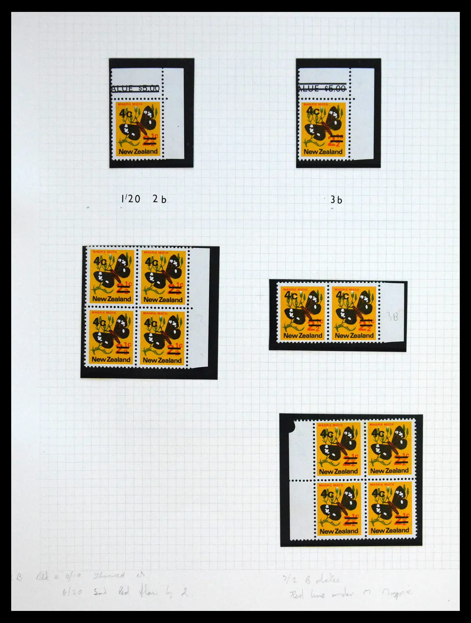 41404 0026 - Postzegelverzameling 41404 New Zealand 1970-1971.