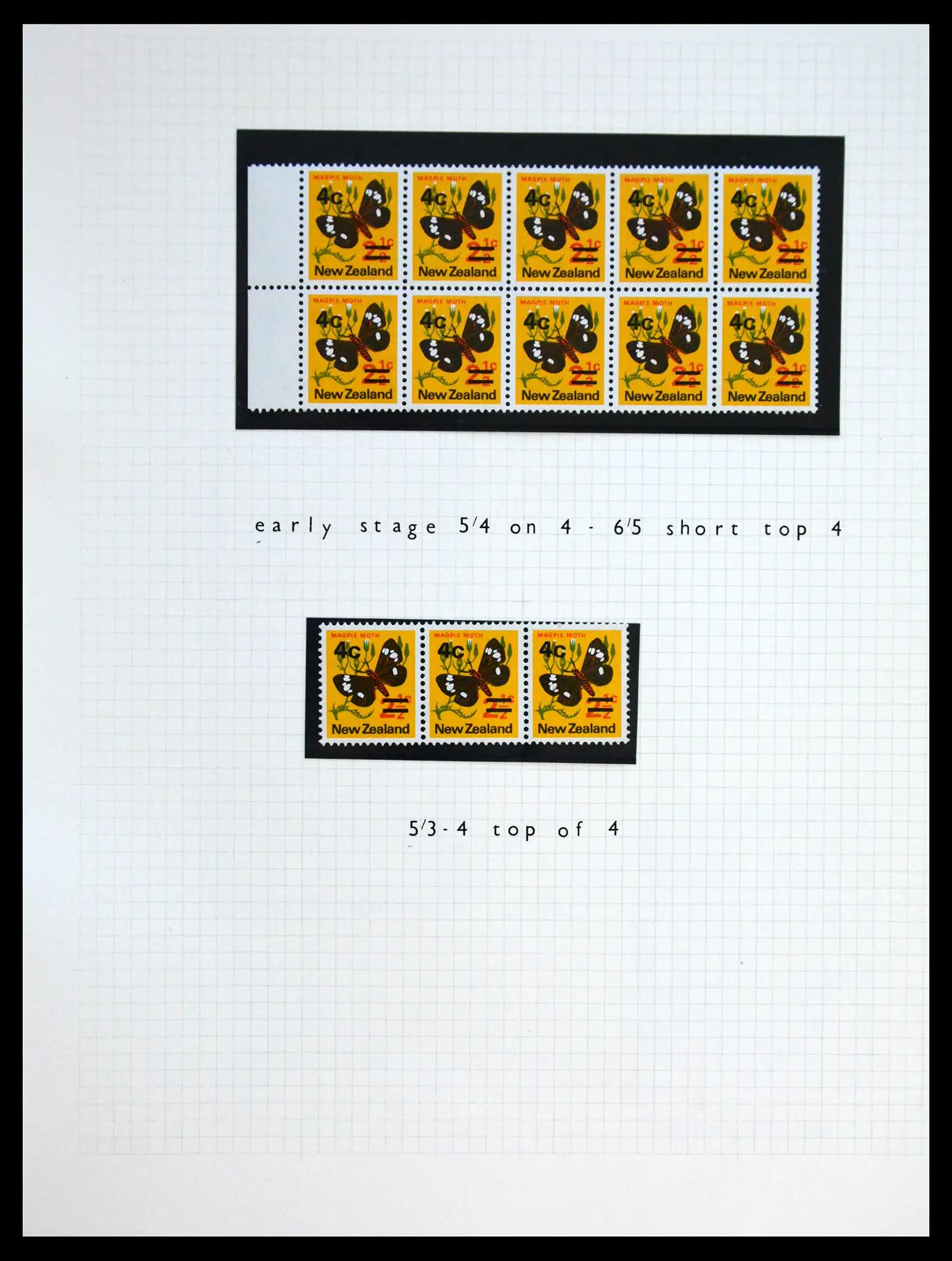 41404 0033 - Postzegelverzameling 41404 New Zealand 1970-1971.